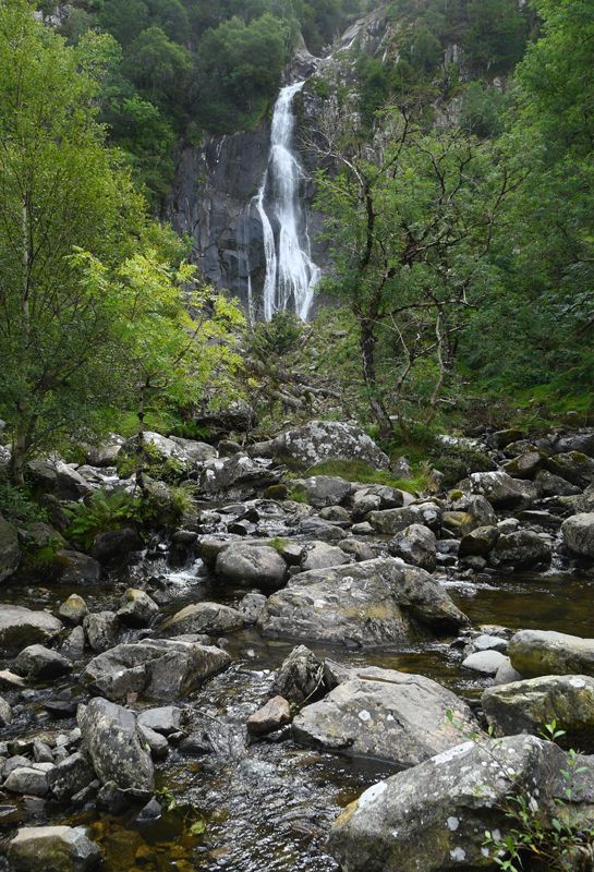 a view of Aber Falls
