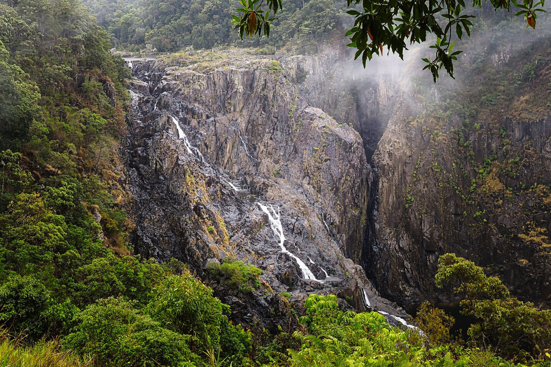 A view of the Barron Falls QLD
