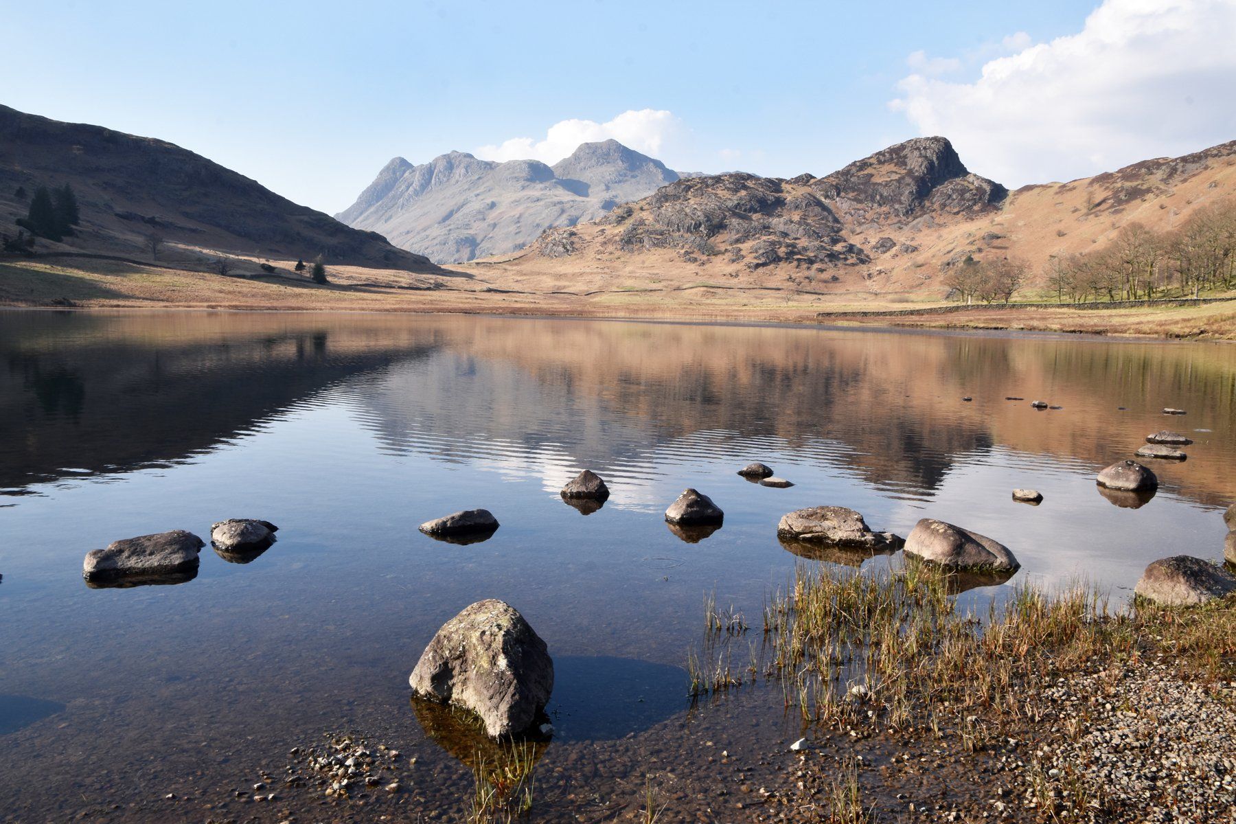 a landscape view of the lake district
