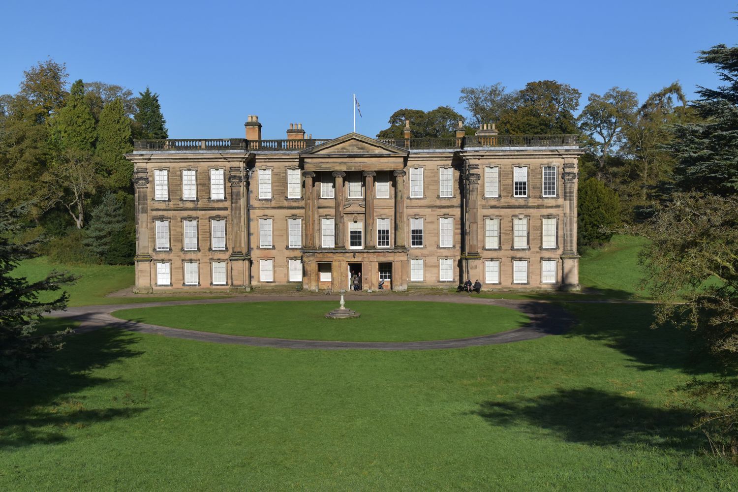 A view of Calke Abbey