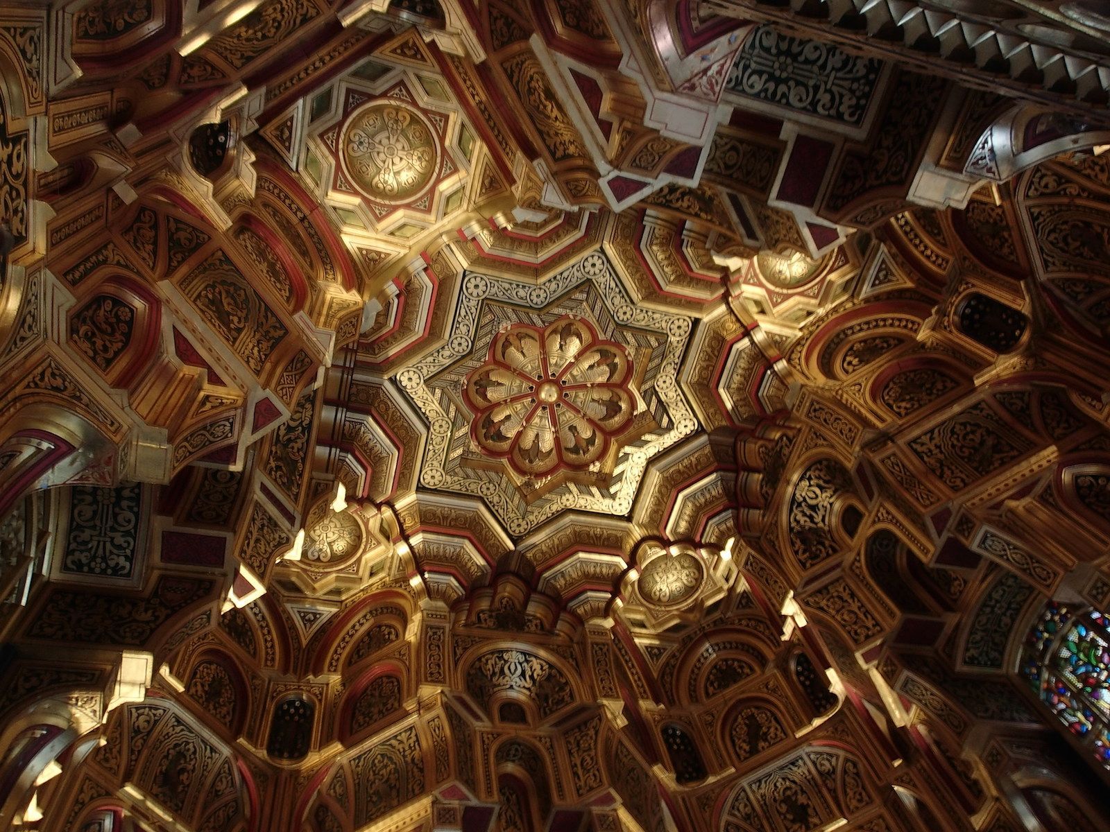 Cardiff Castle ornamental ceiling