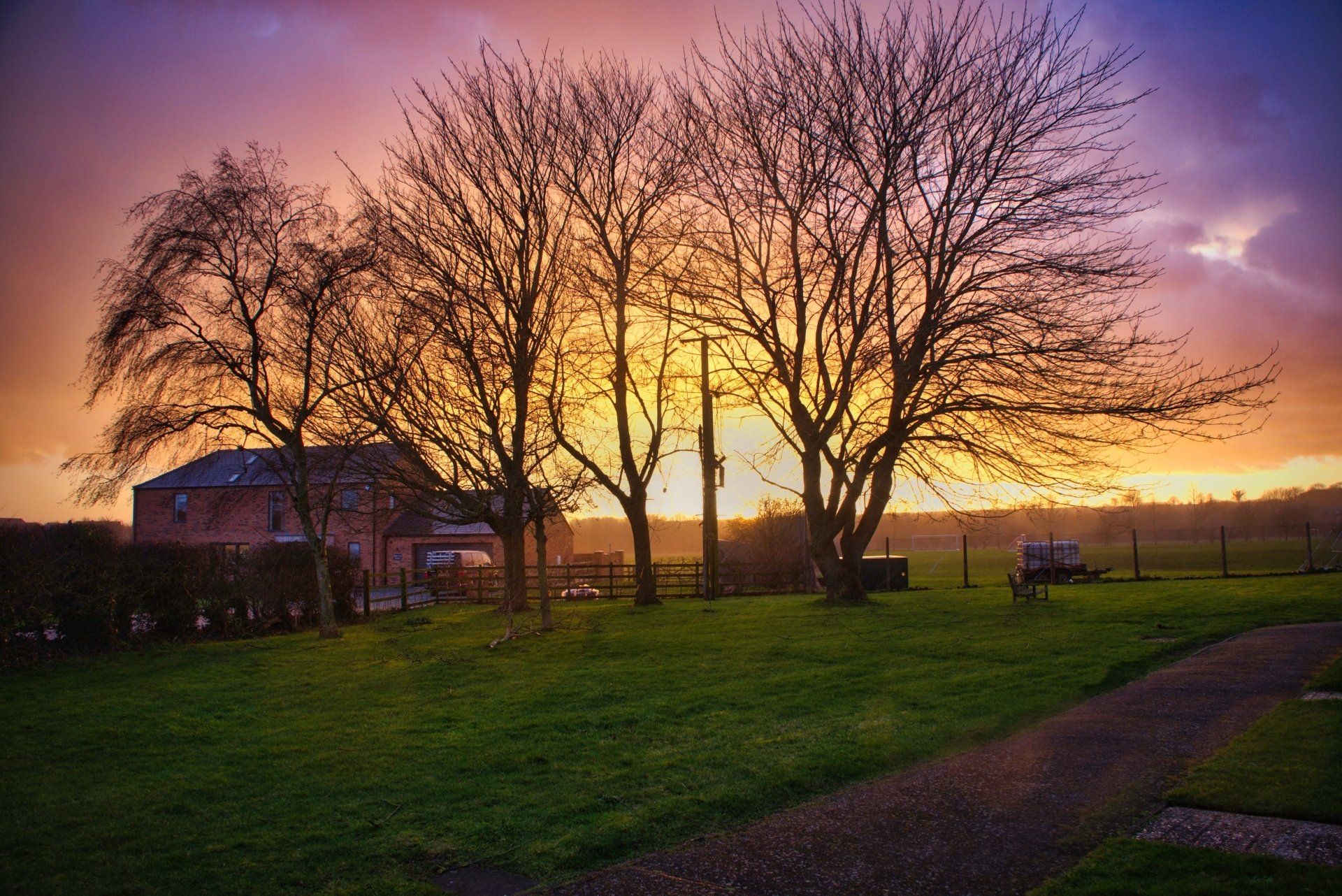 Sunset by Derek Smith looking into a sunset