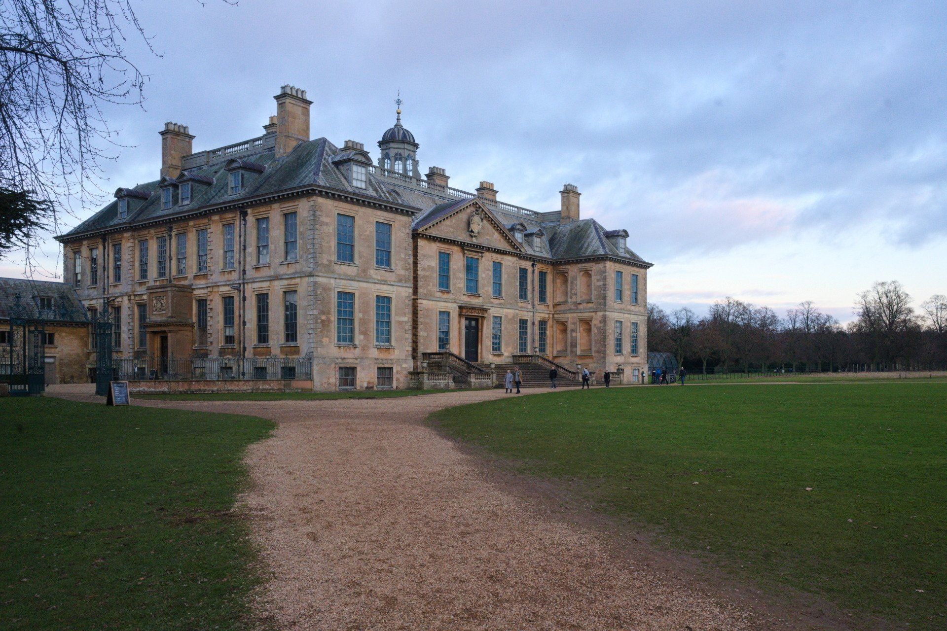 a view of belton house, grantham