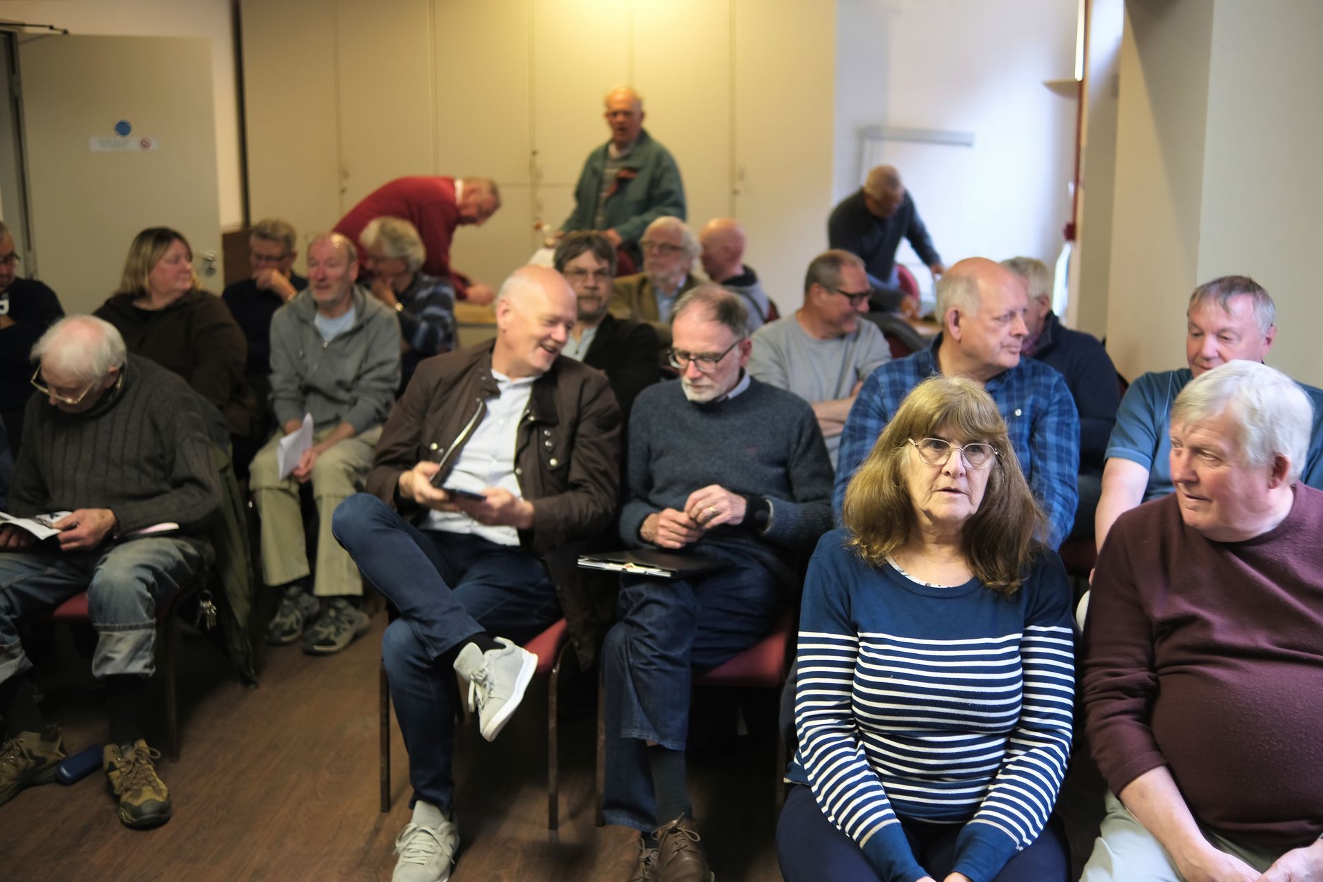 members of the club, and guests at the meeting