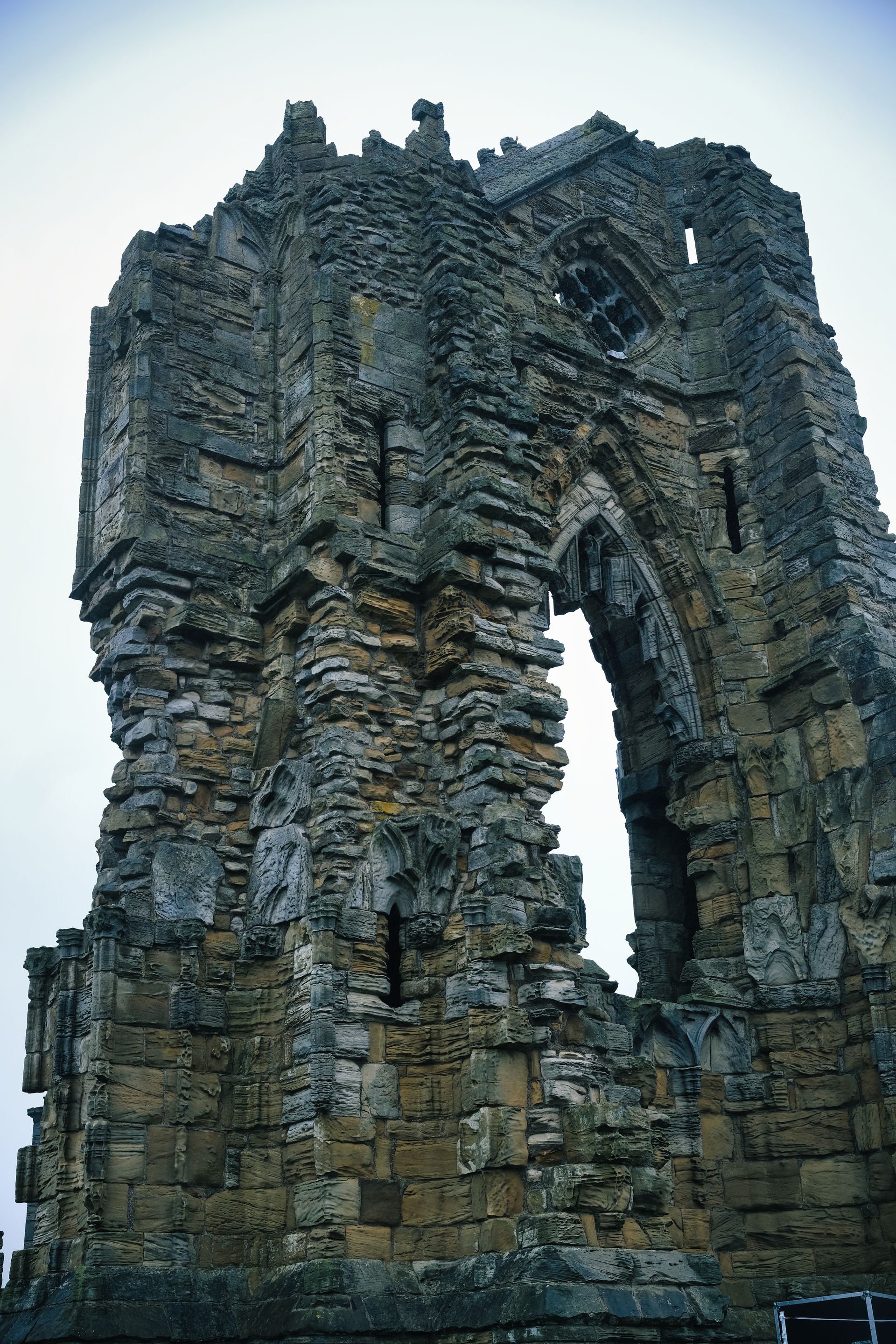one of the arches at Whitby Cathedral