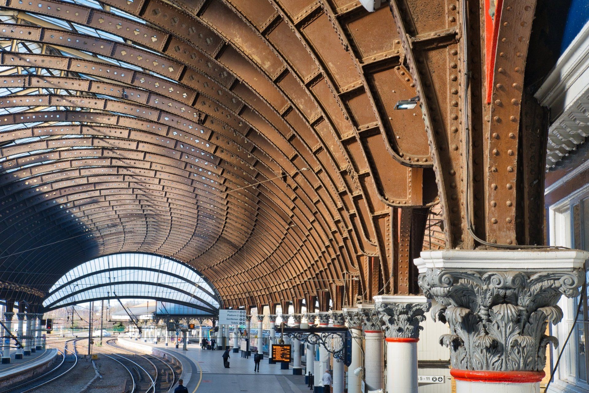 a view of york railway station