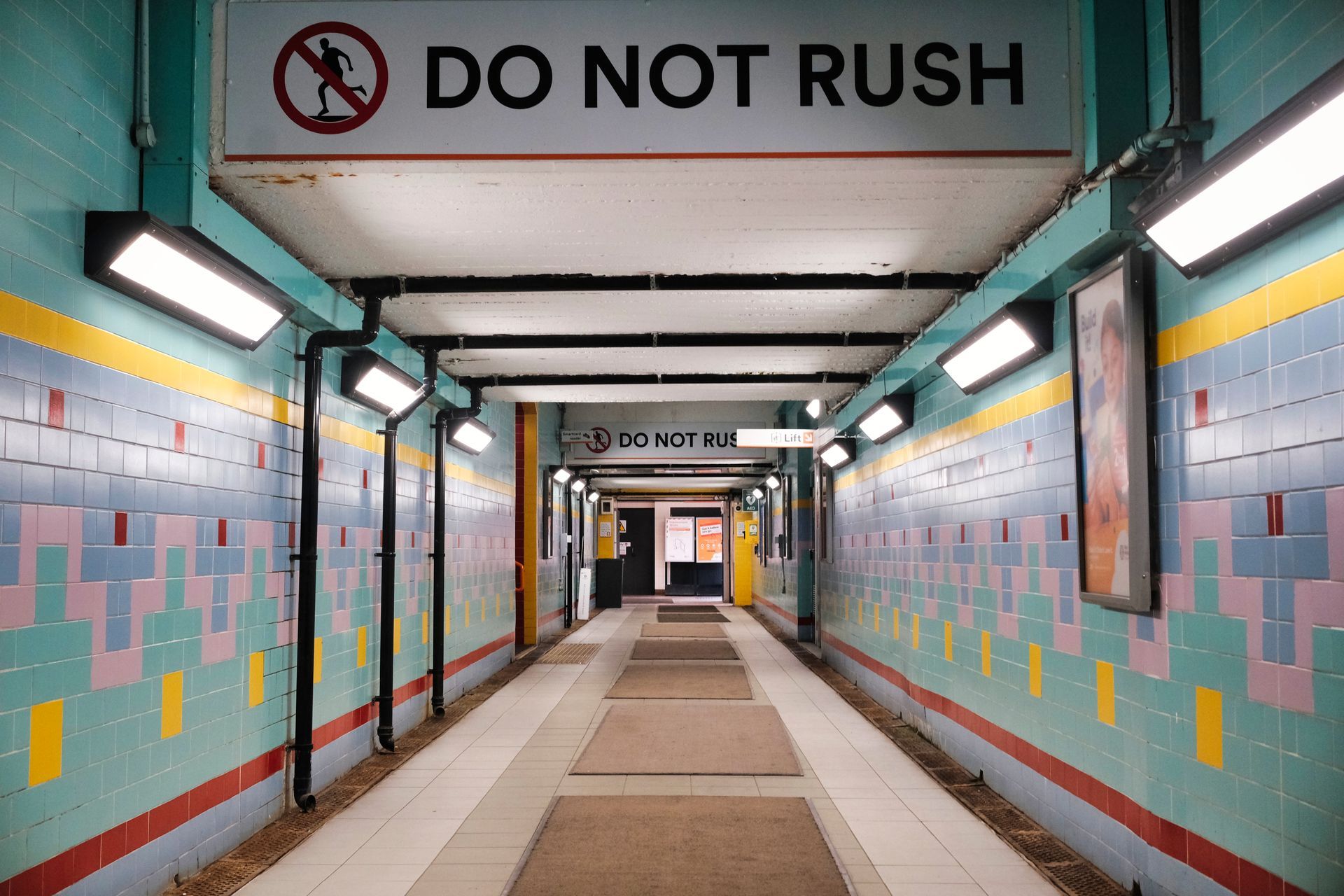 an underpass at Stourbridge Junction