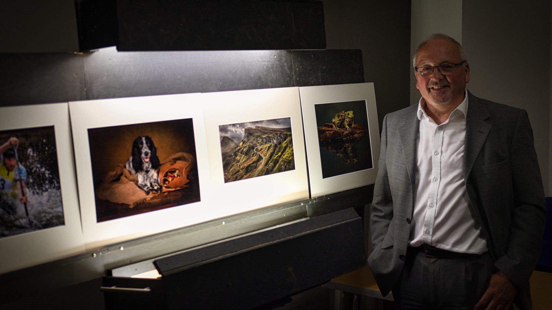 Photo by Derek Smith our competition judge with photo prints