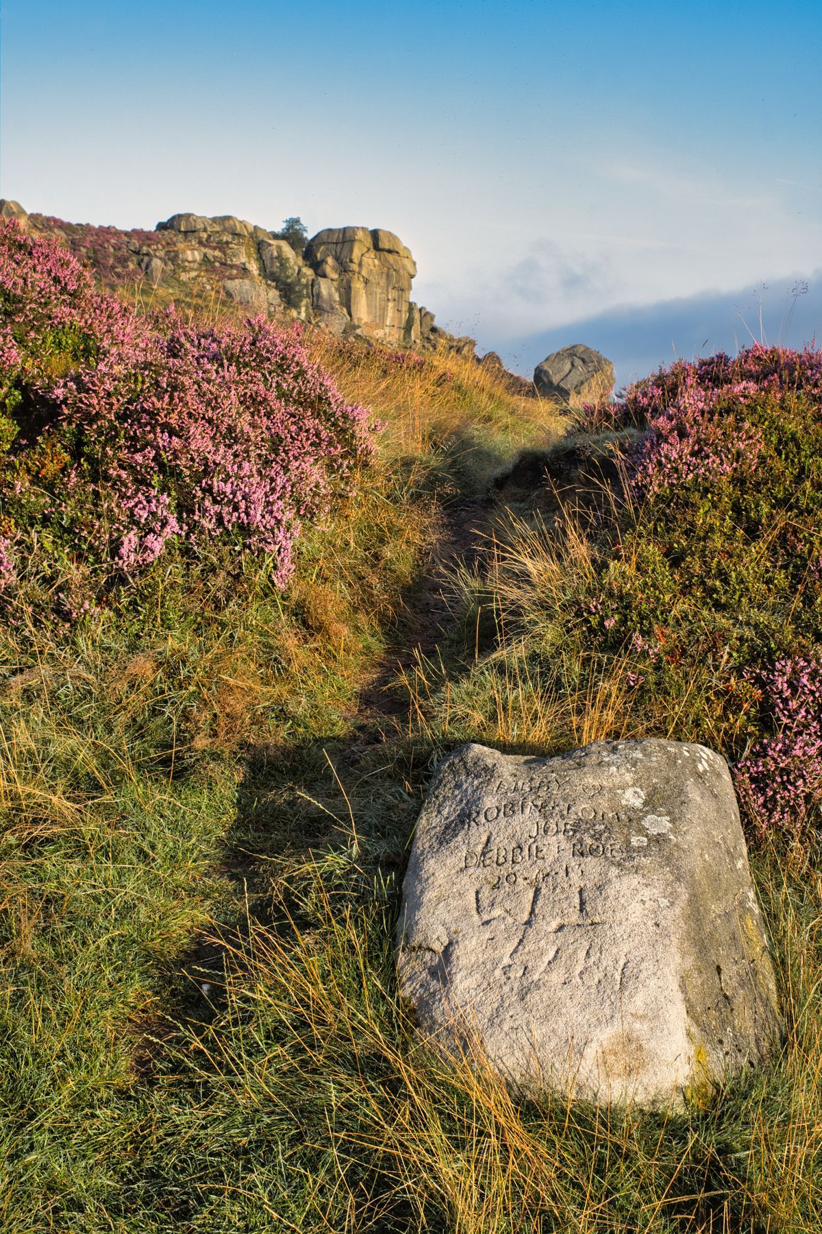 The Cow and Calf rocks on Ilkley Moor