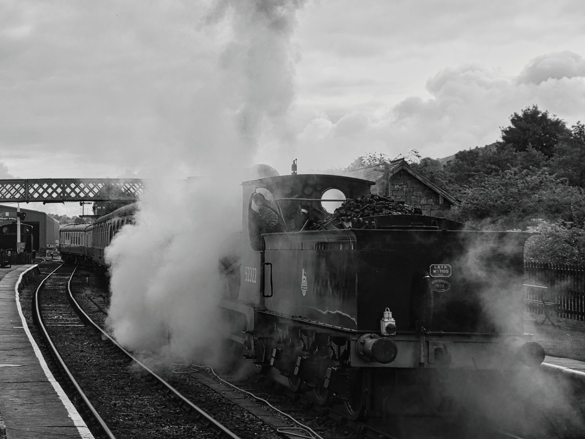 Empsay and Bolton Railway in steam