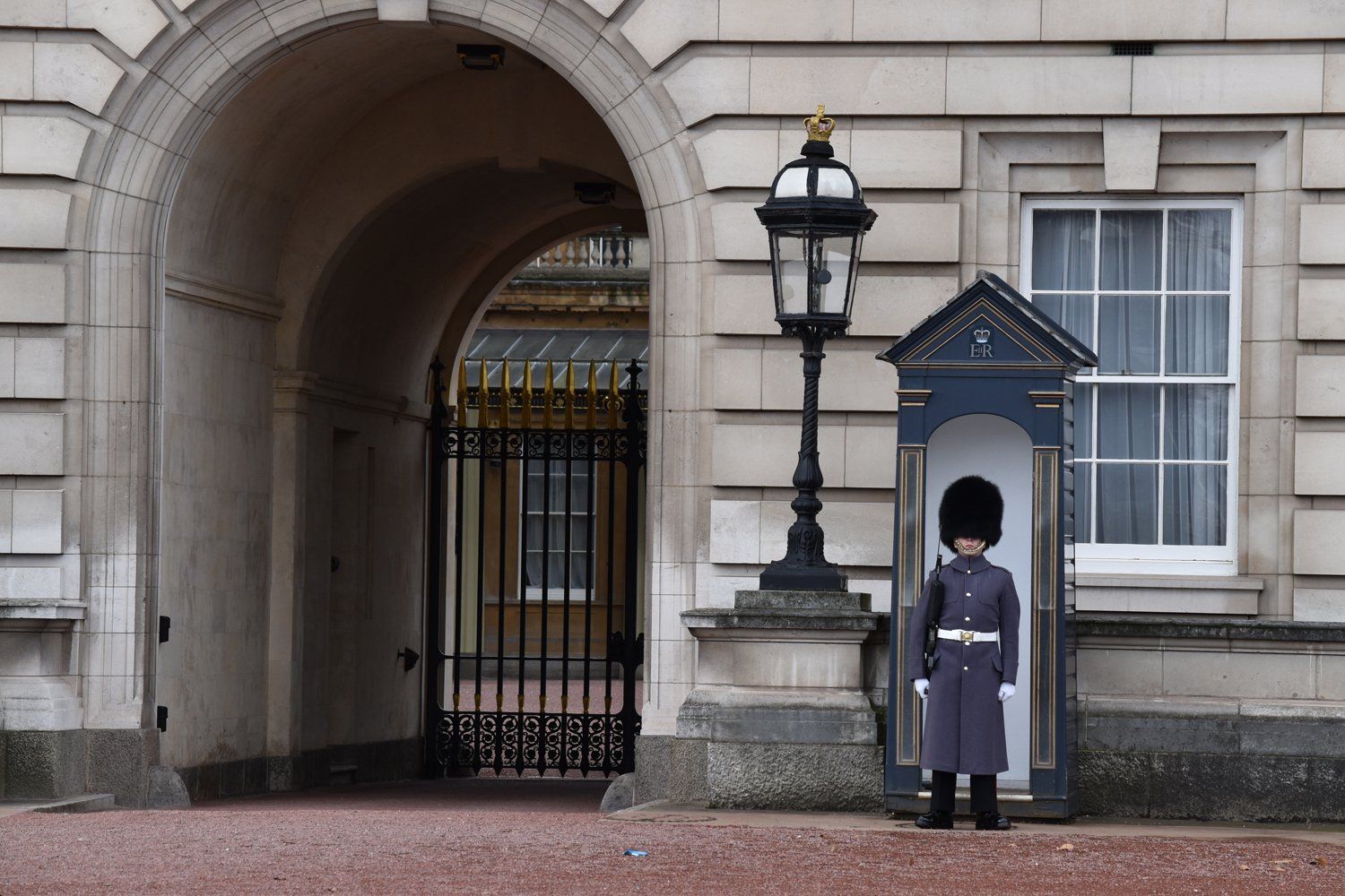 Sentry by Graham Harrison a member of the guards on sentry duty in london