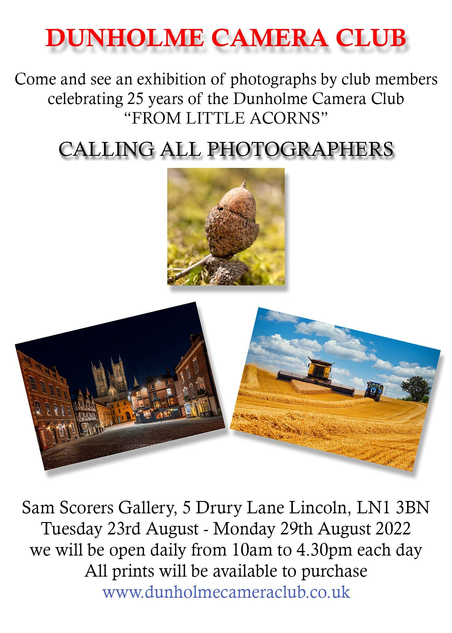 Poster by Dunholme Camera Club poster for the dunholme camera club exhibition