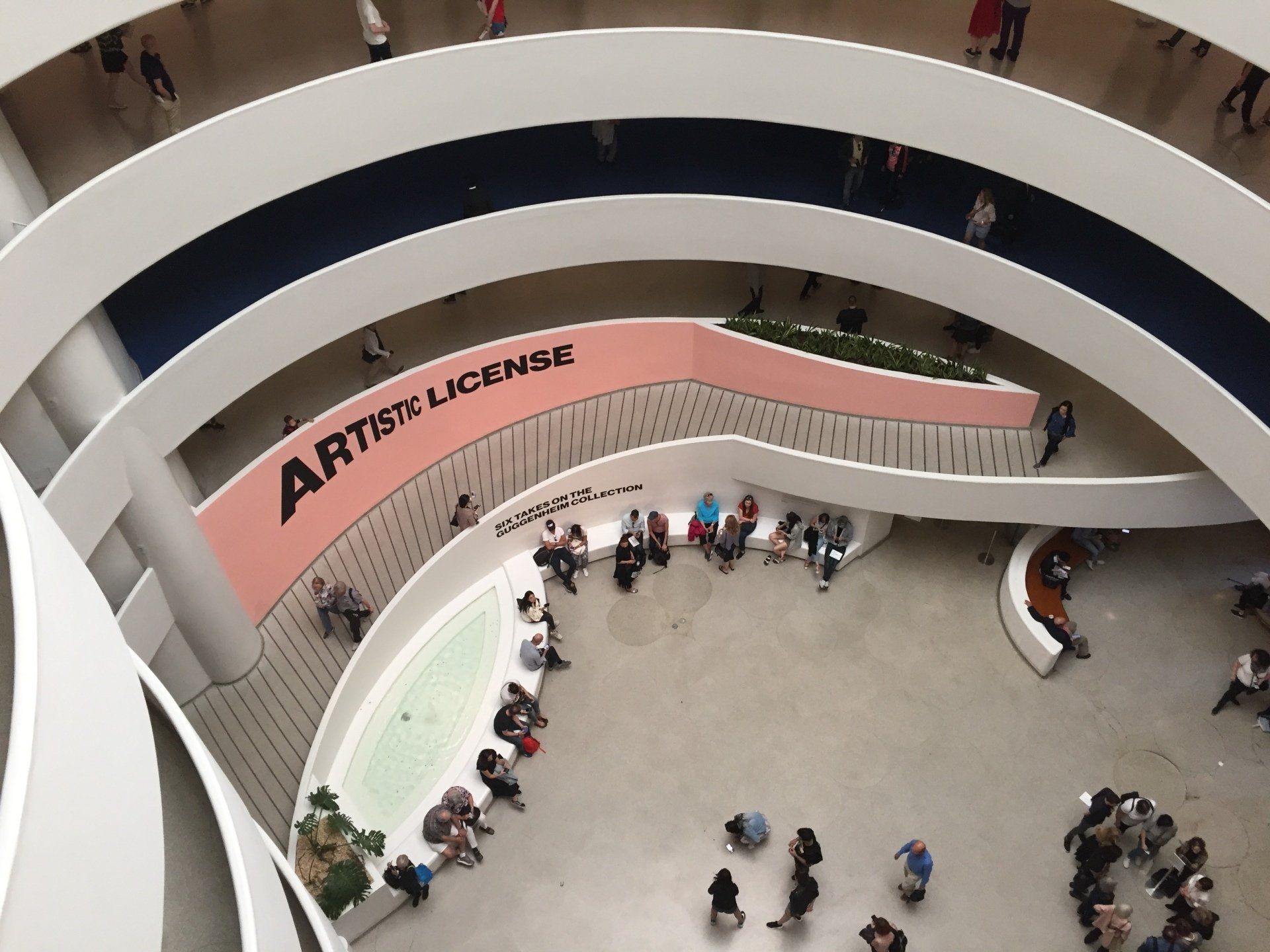 interior of the guggenheim museum in new york