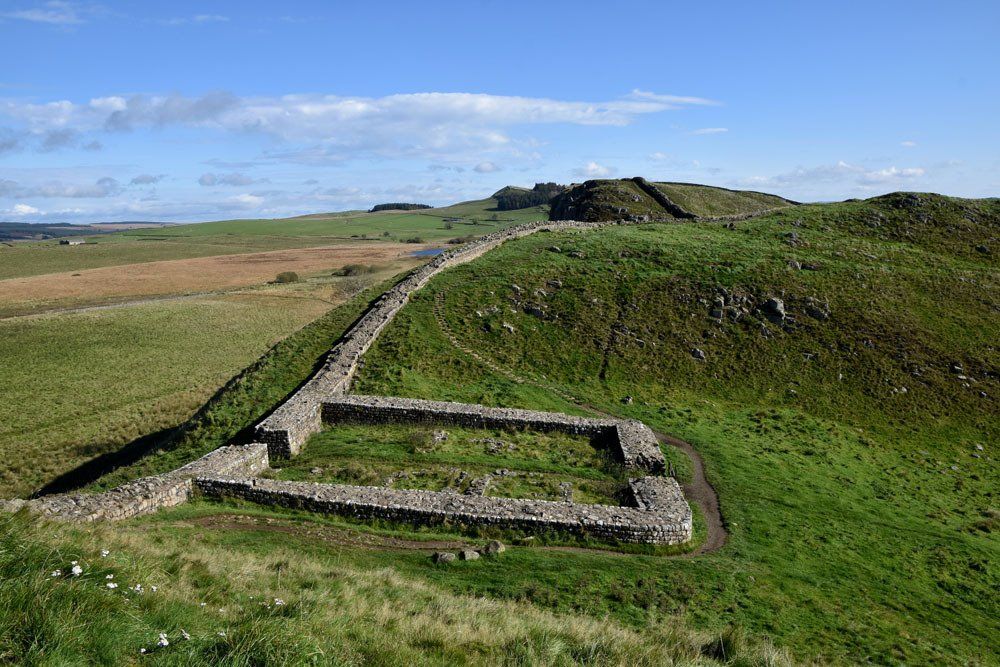 a view of hadrians wall