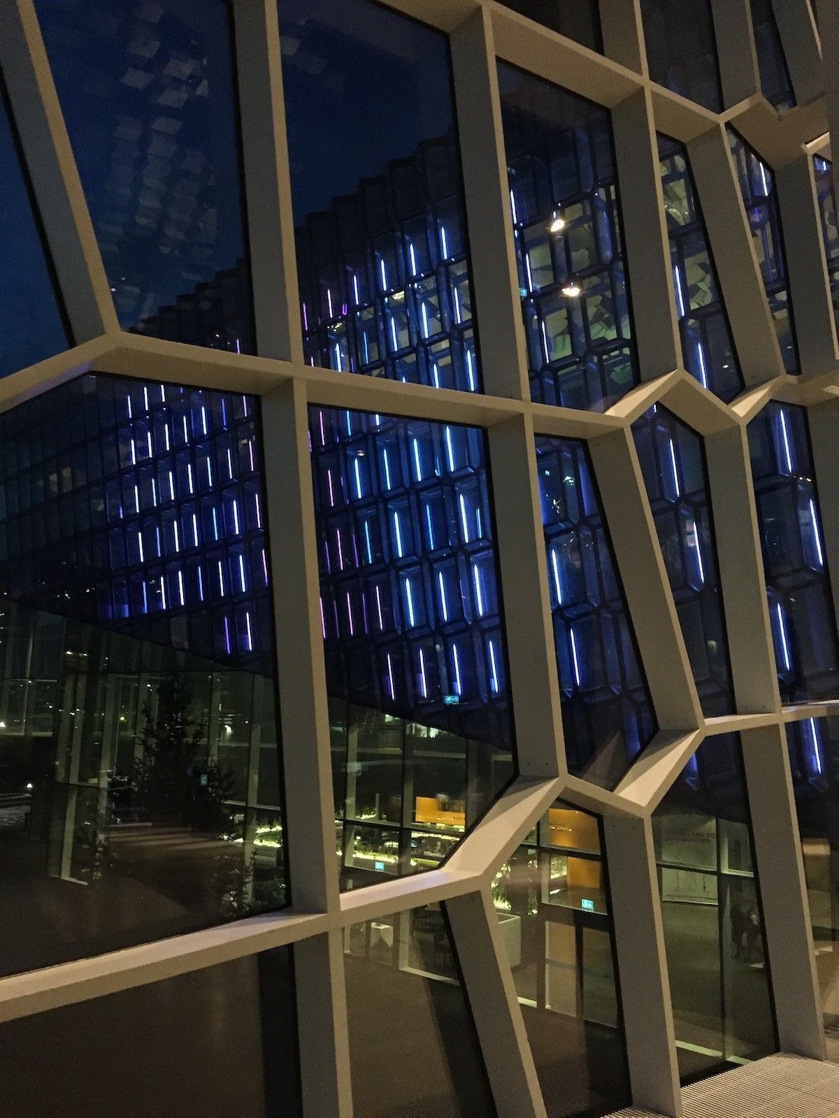 A view of Harpa Hall, Iceland