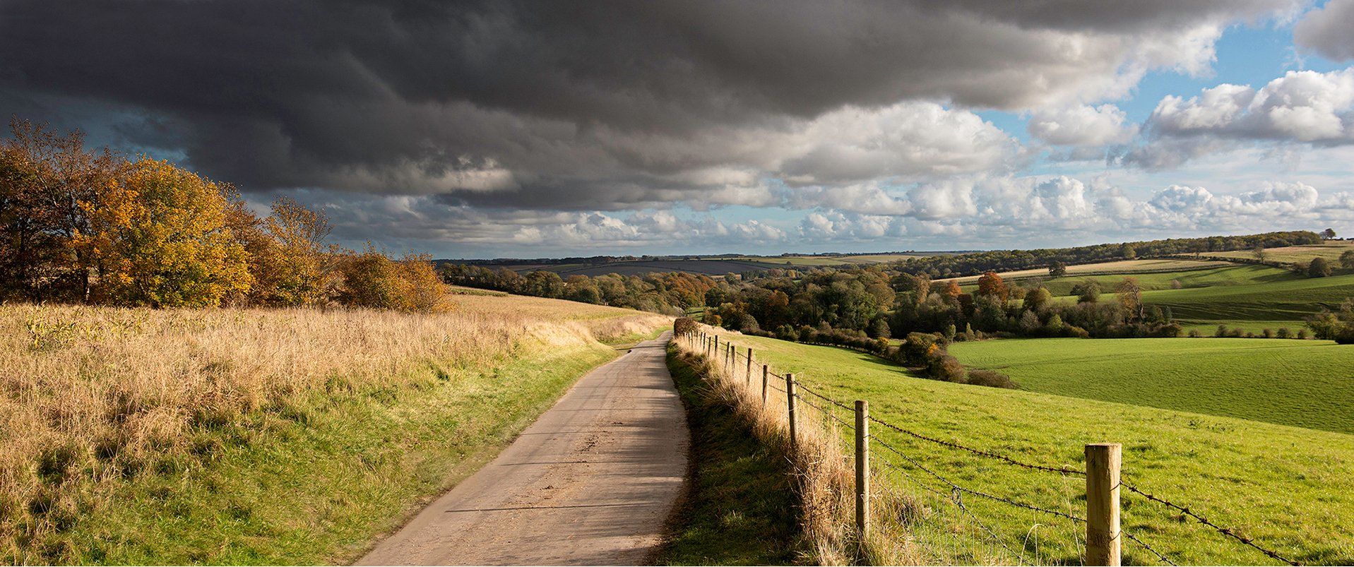 a view over the lincolnshire wolds at stainton