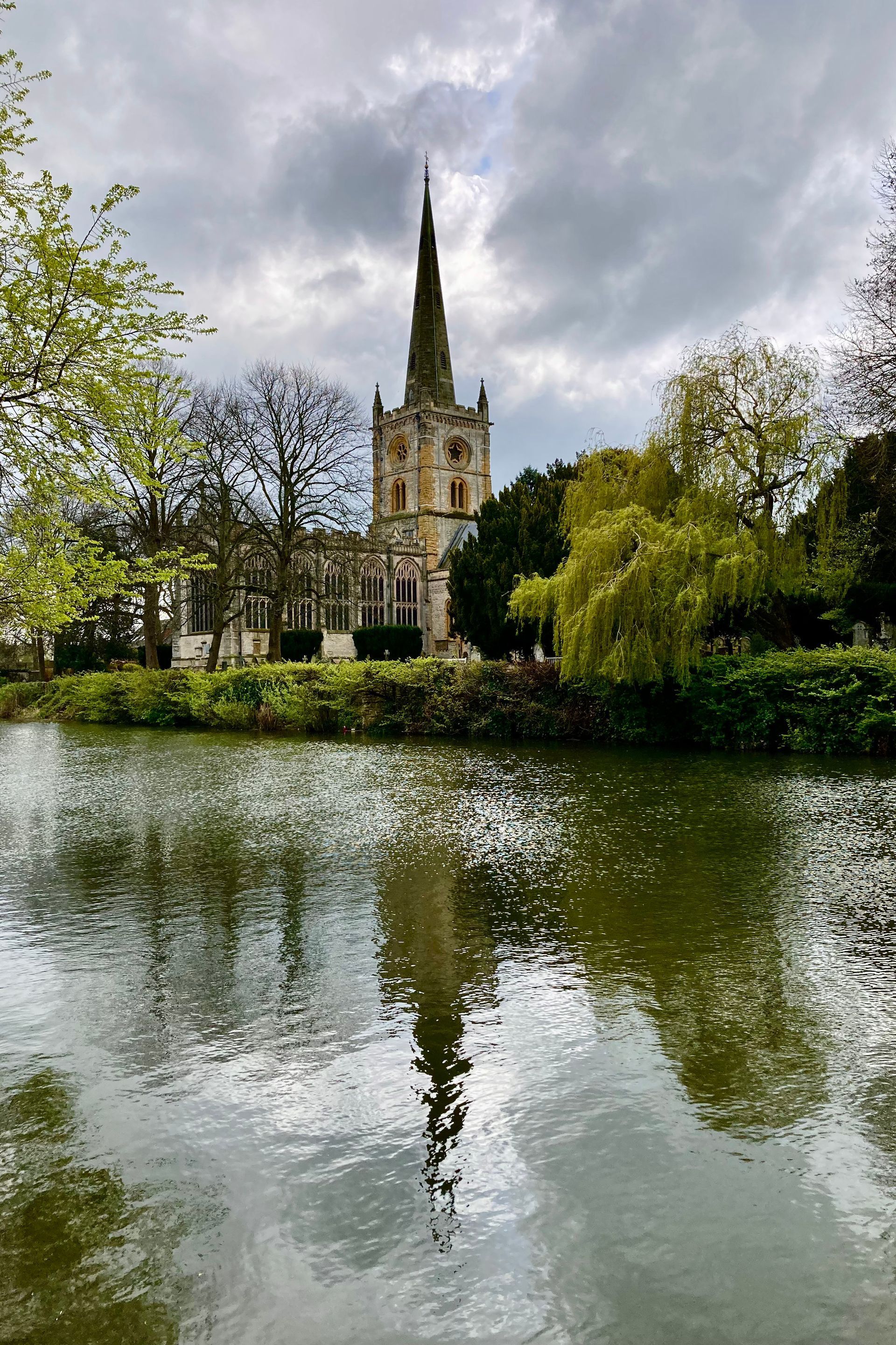 Holy Trinity Church, Stratford-Upon-Avon, viewed from across the river