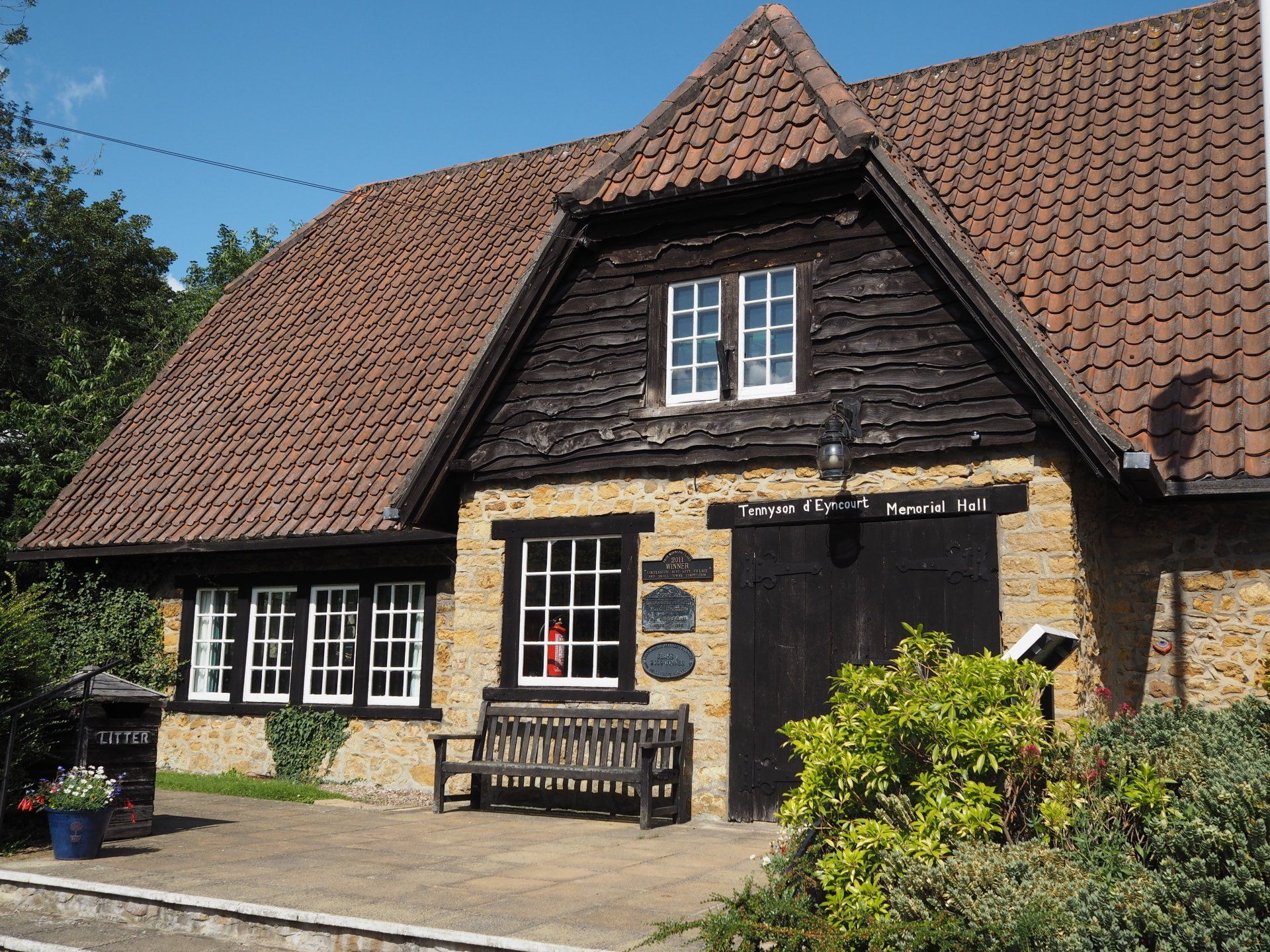 the village hall in tealby village
