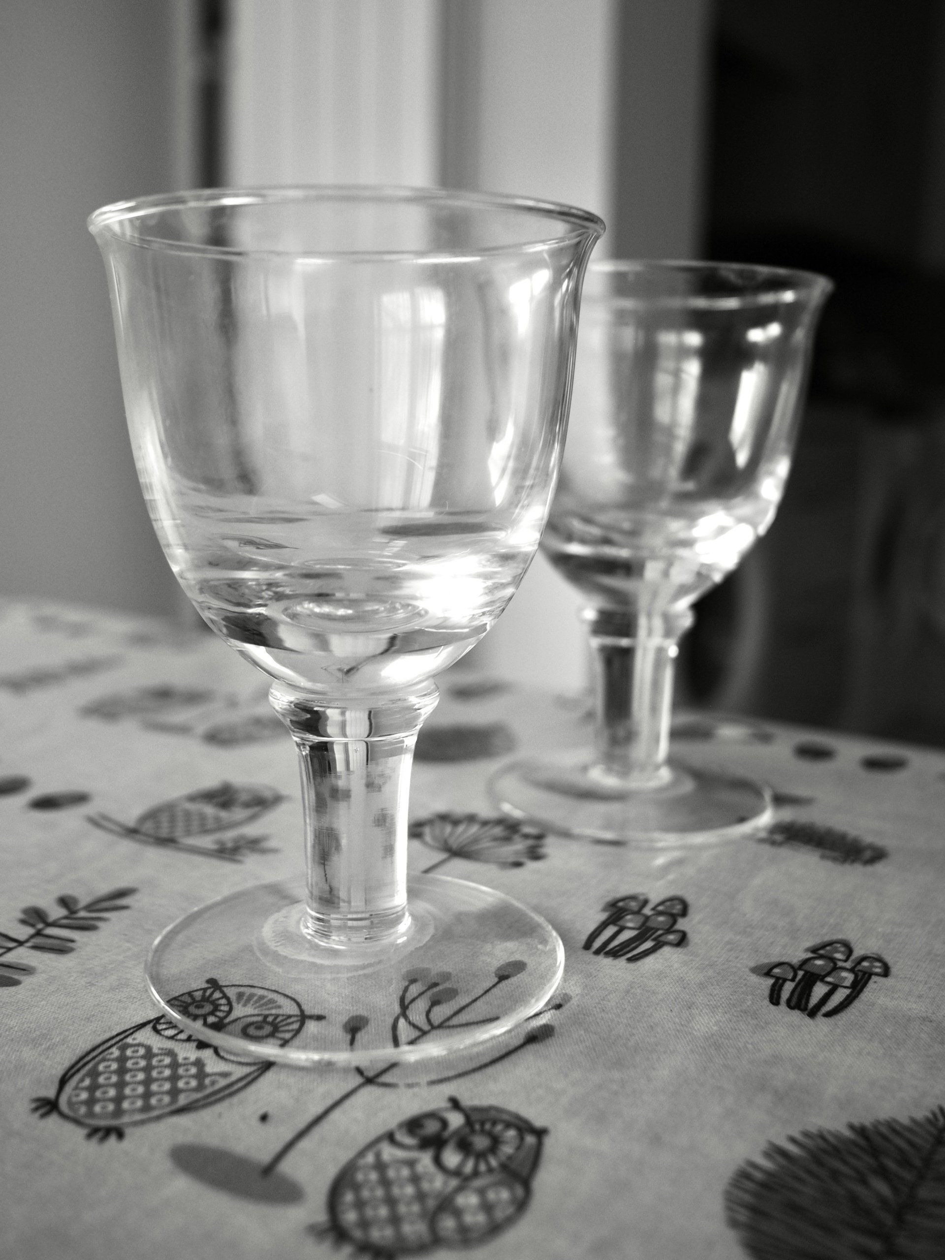 a set of monochrome images