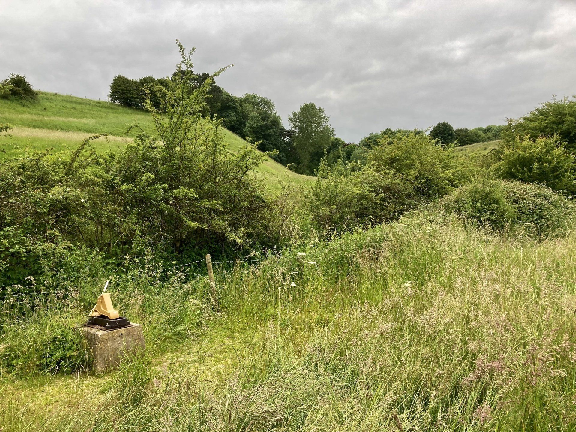 Swaby Valley by Derek Smith a view of the swaby valley in lincolnshire