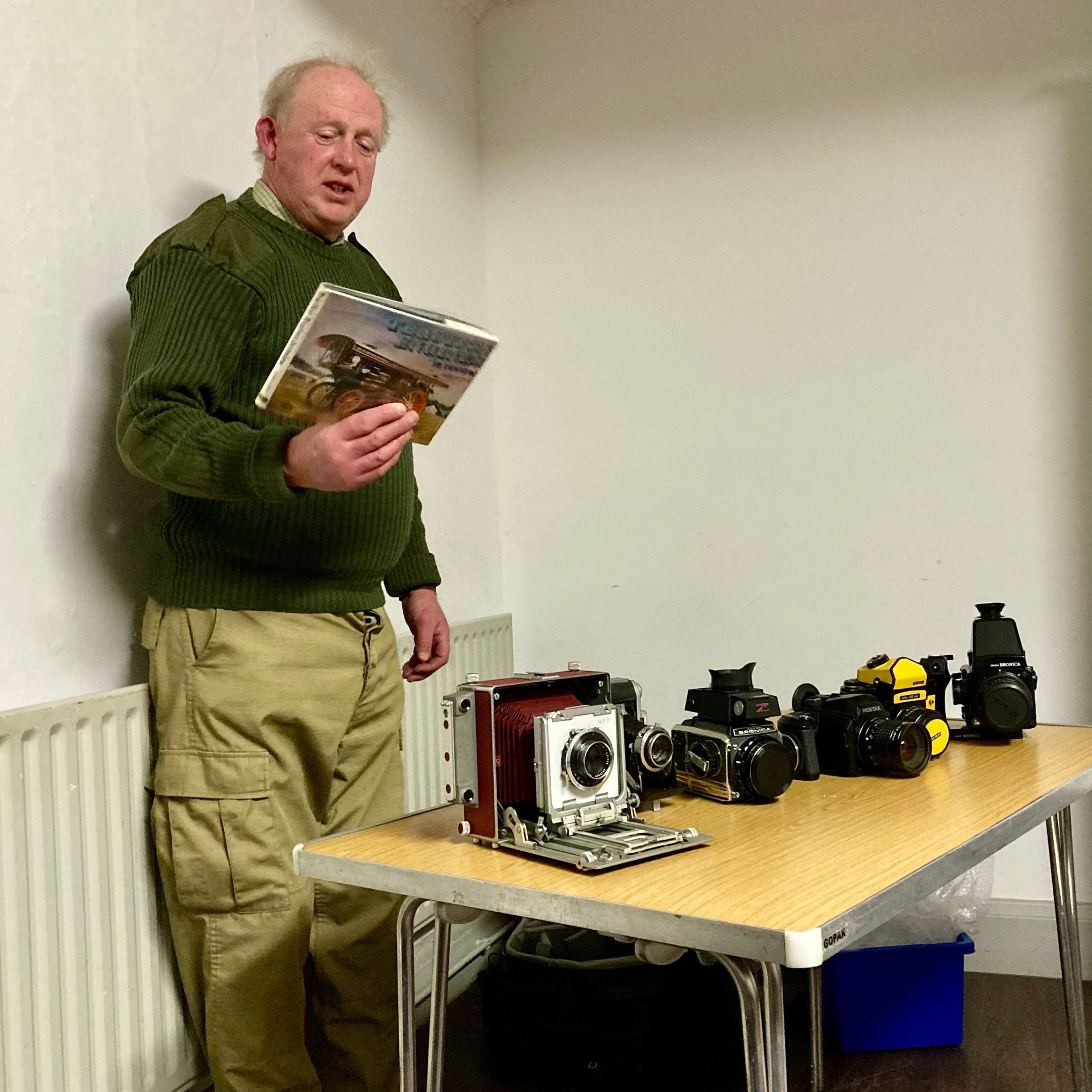 Chris Birchmore giving the talk