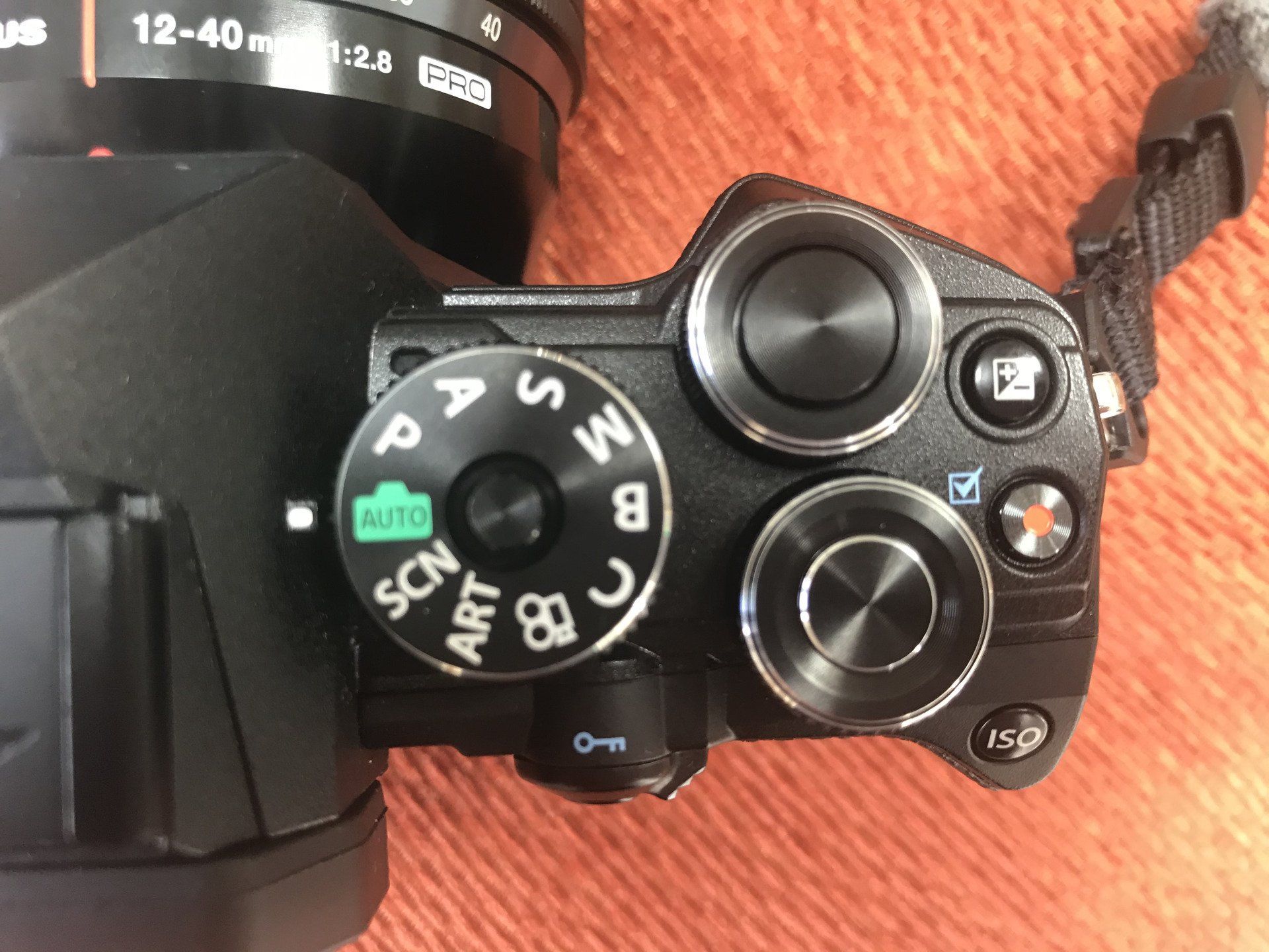 Photo by: Derek Smith the top of a digital camera