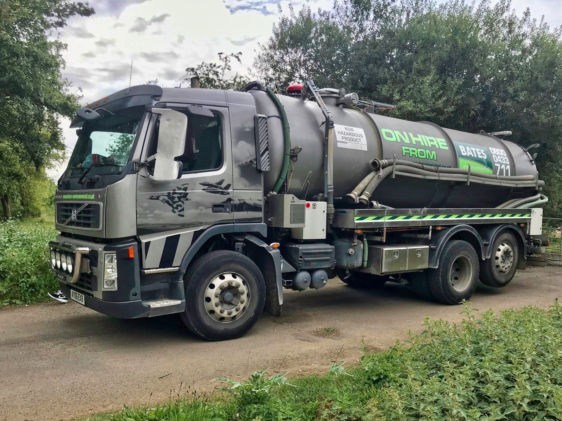 a customised volvo tanker lorry