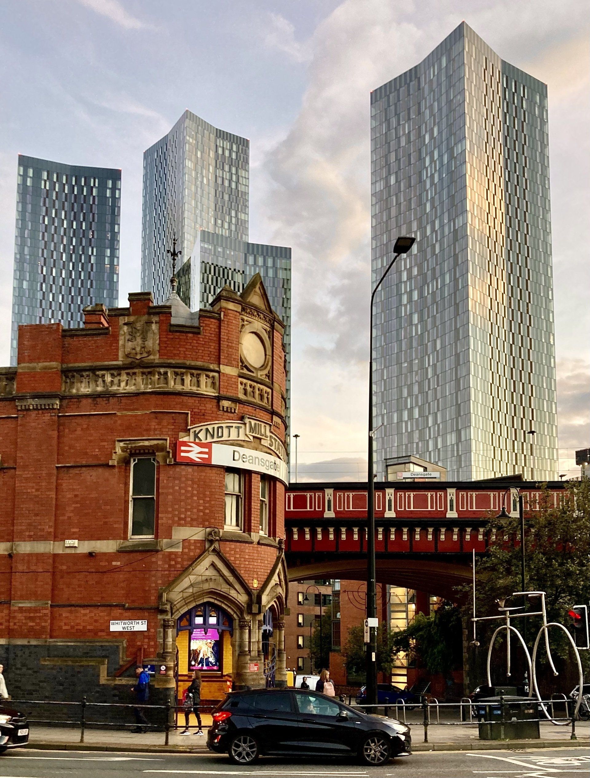 views of manchester city centre
