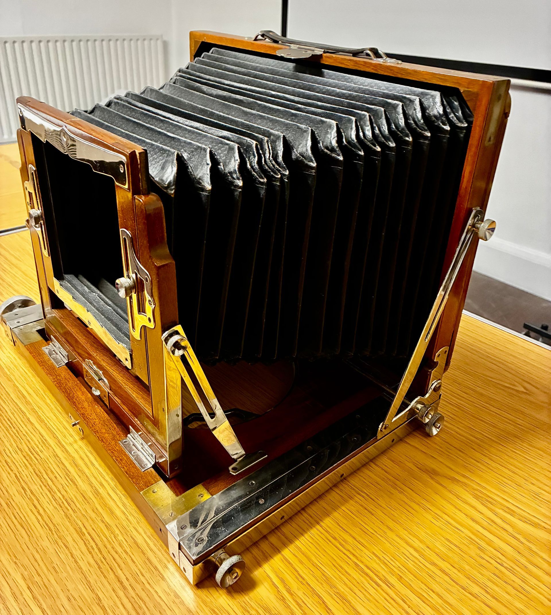 A Wooden Framed Camera