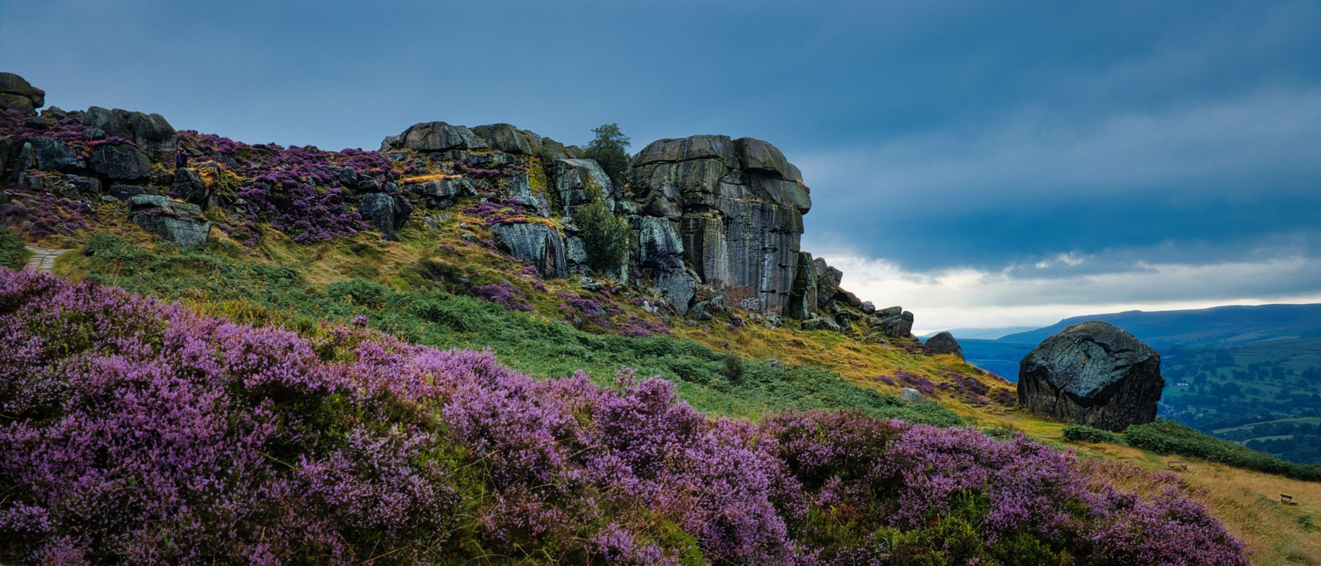 Ilkley Moor Cow and Calf rocks