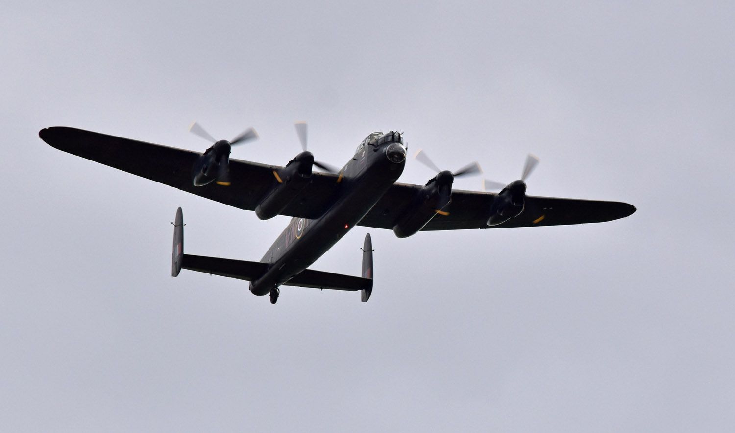 AVRO Lancaster over Kelstern by Graham Harrison an avro Lancaster WWII bomber overflying Kelstern airfield