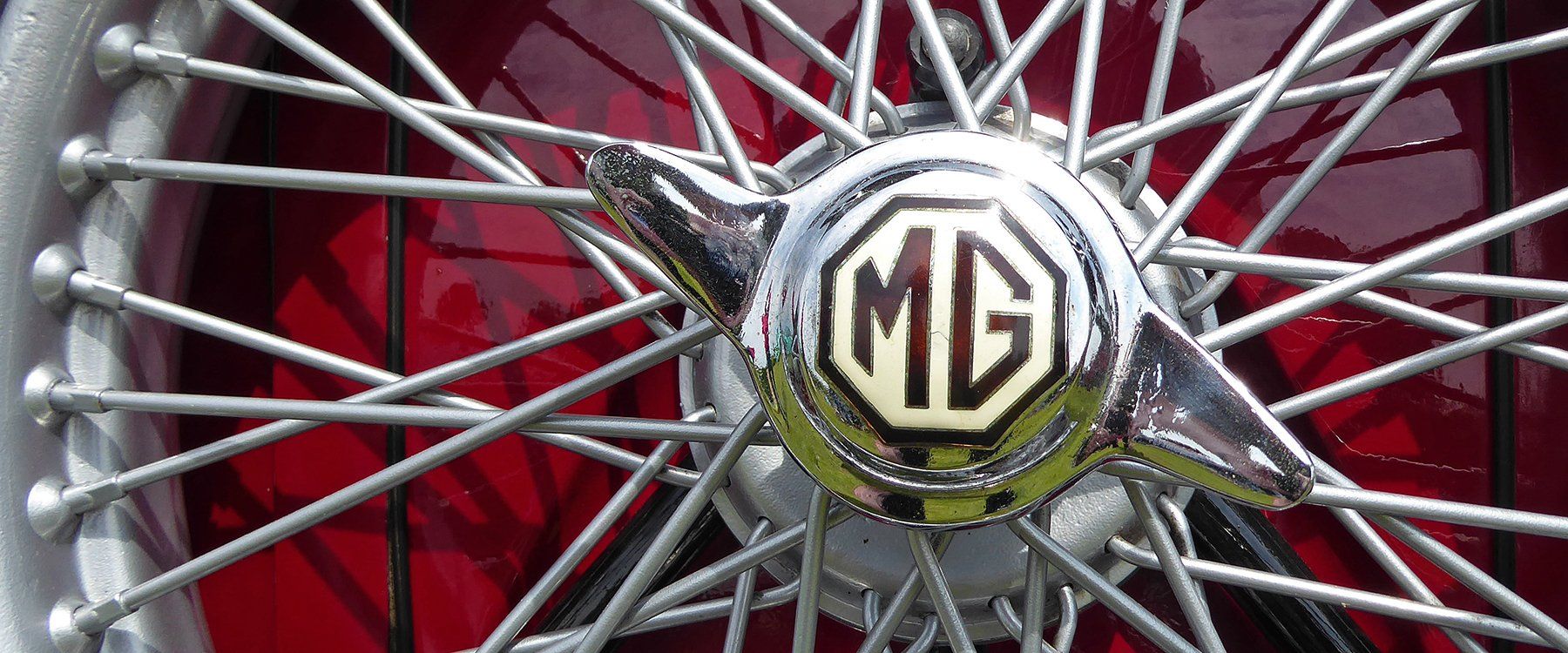 a spoked mg wheel