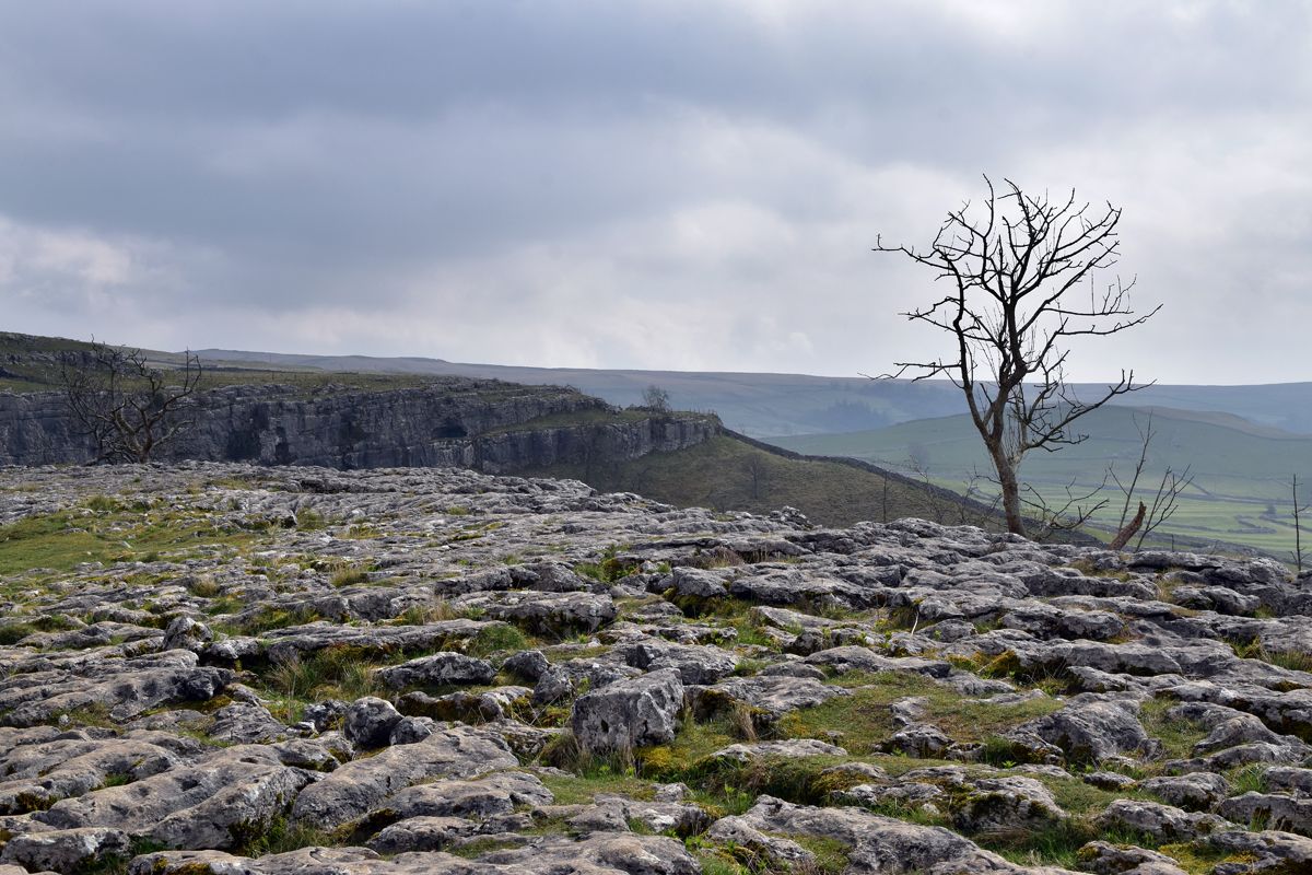 Malham Cove by Graham Harrison a view of Malham Cove