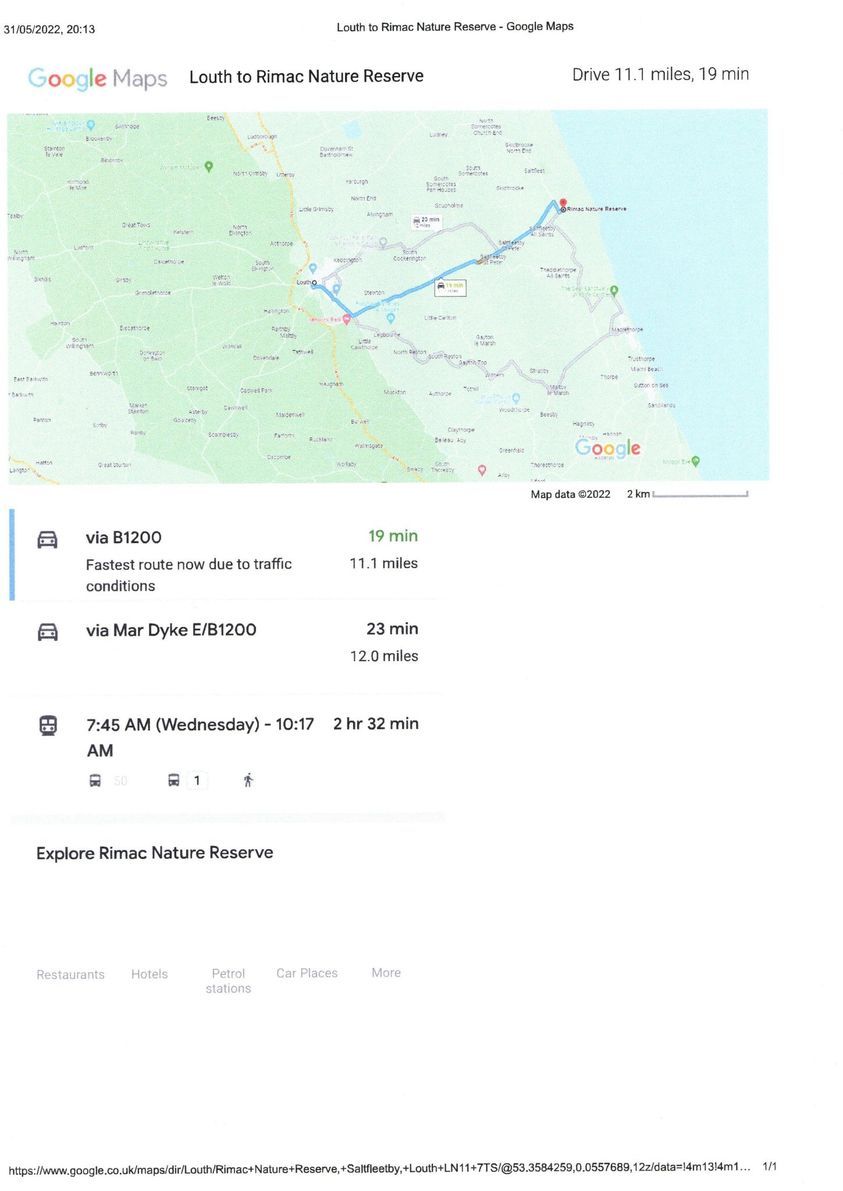 direction map to rimac