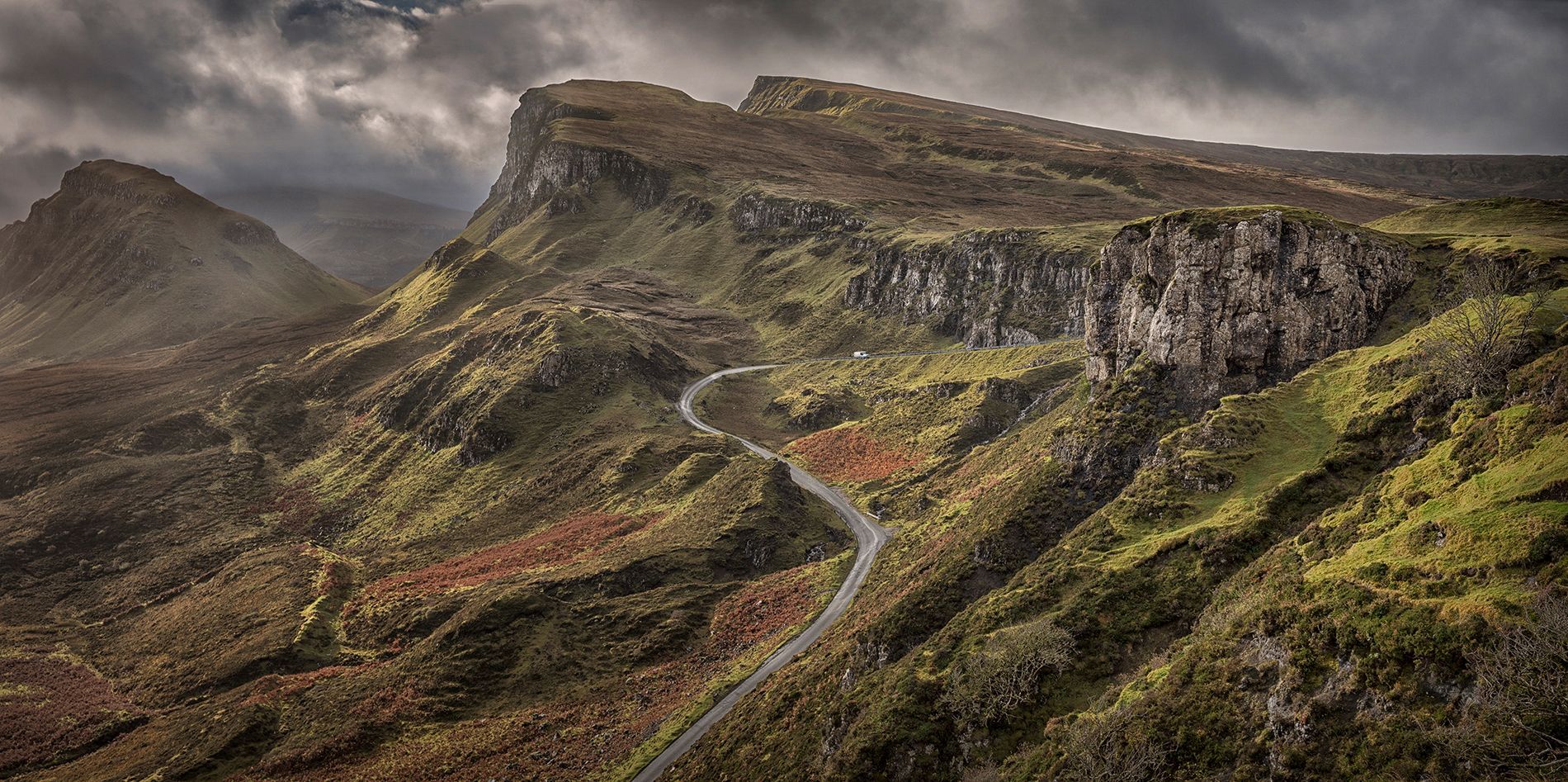 a landscape view of the isle of skye