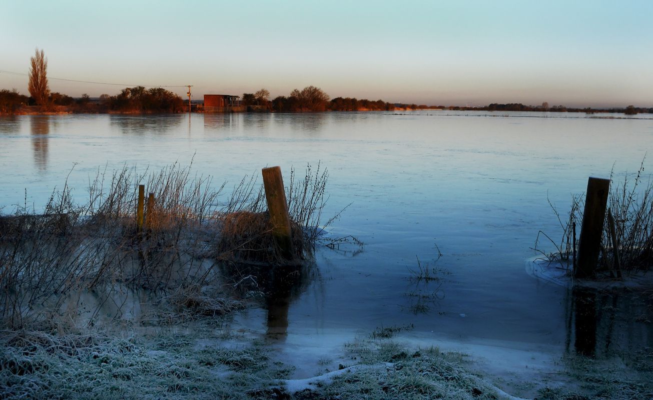 Flooded Field at Brandy Wharf