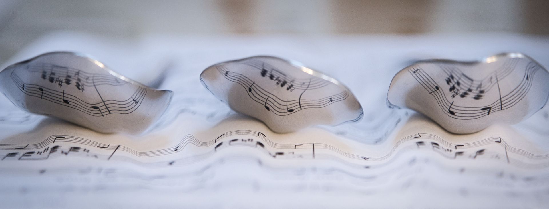 Musical Flow by Derek Smith reflections on three spoons