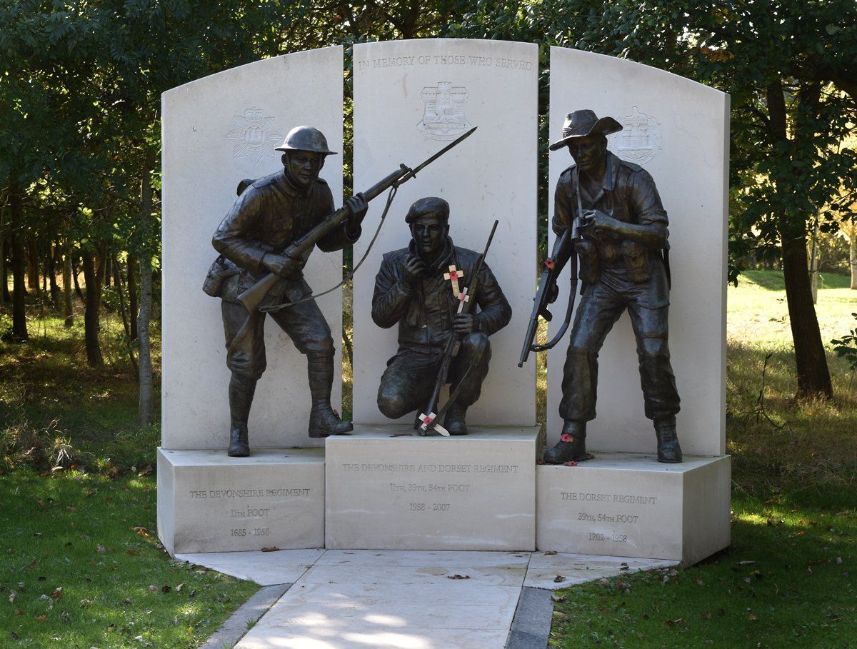 photos from the National Memorial - the devon & dorsets