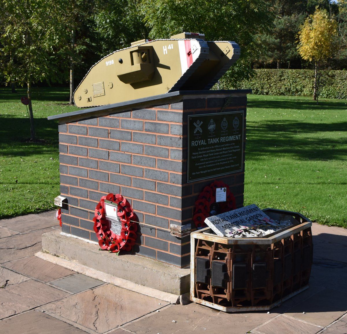 photos from the National Memorial - the tank regiment memorial
