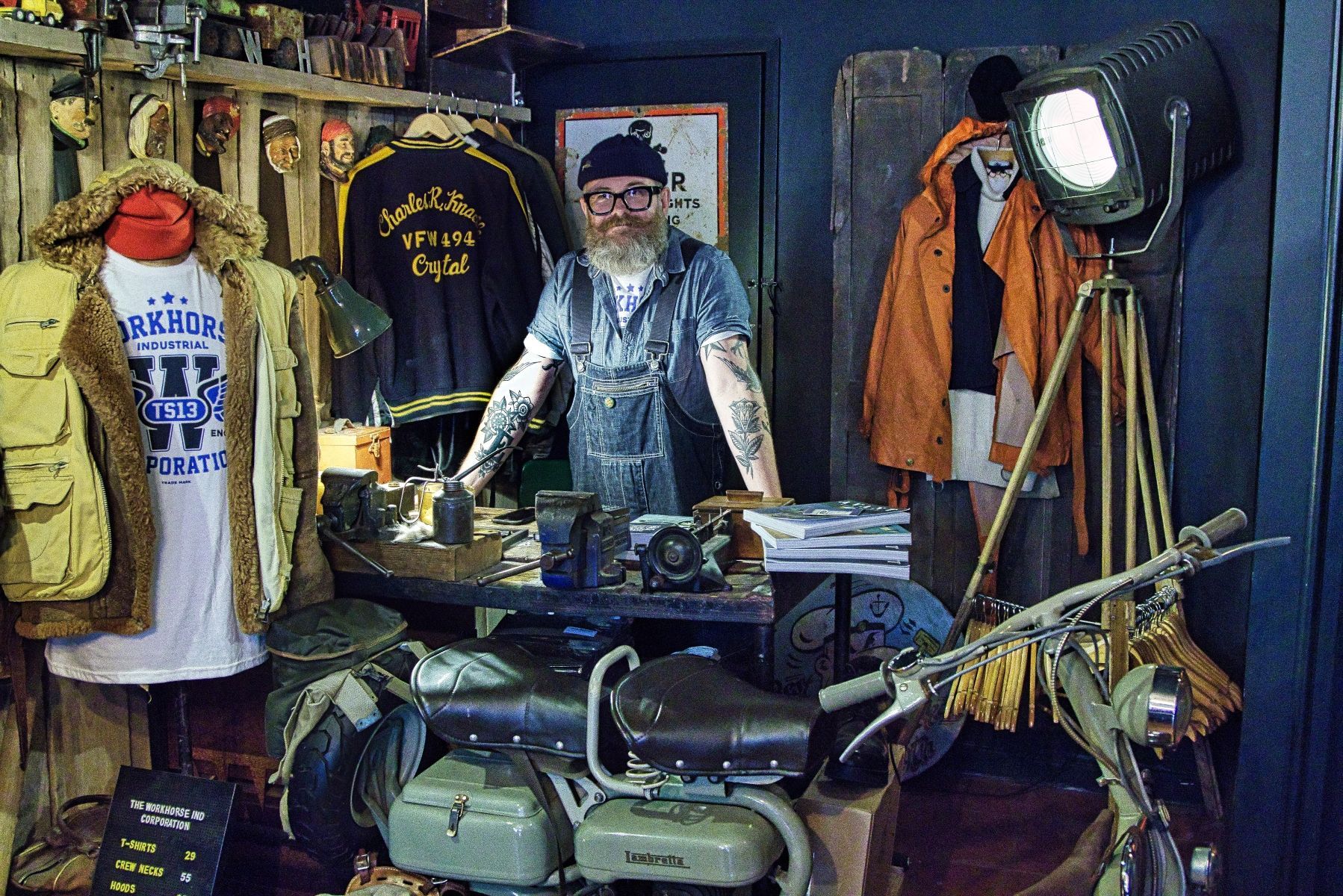 Photo by Keith Rossington Nige in his workshop