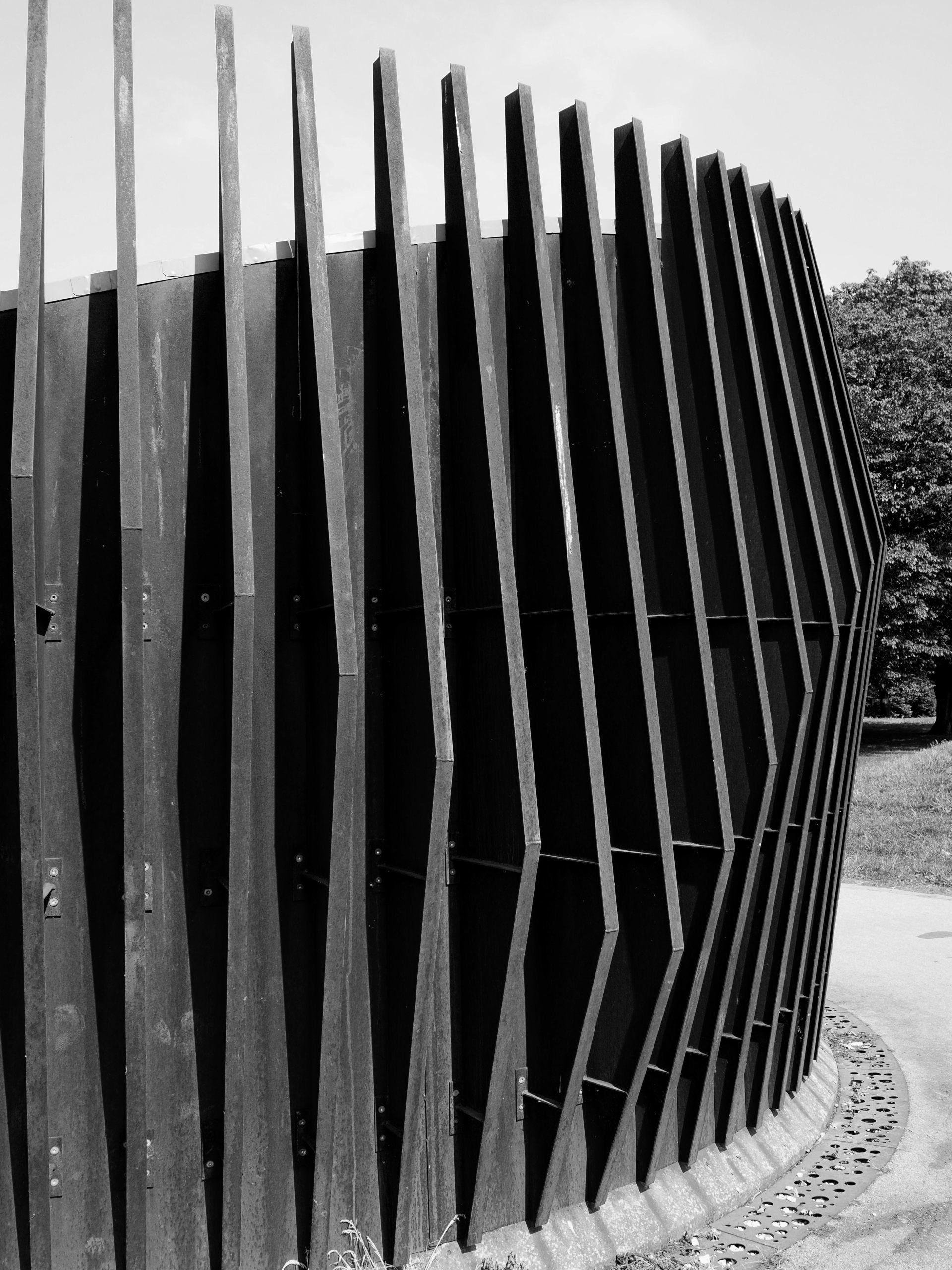 Photo by: Derek Smith cafe exterior steel work