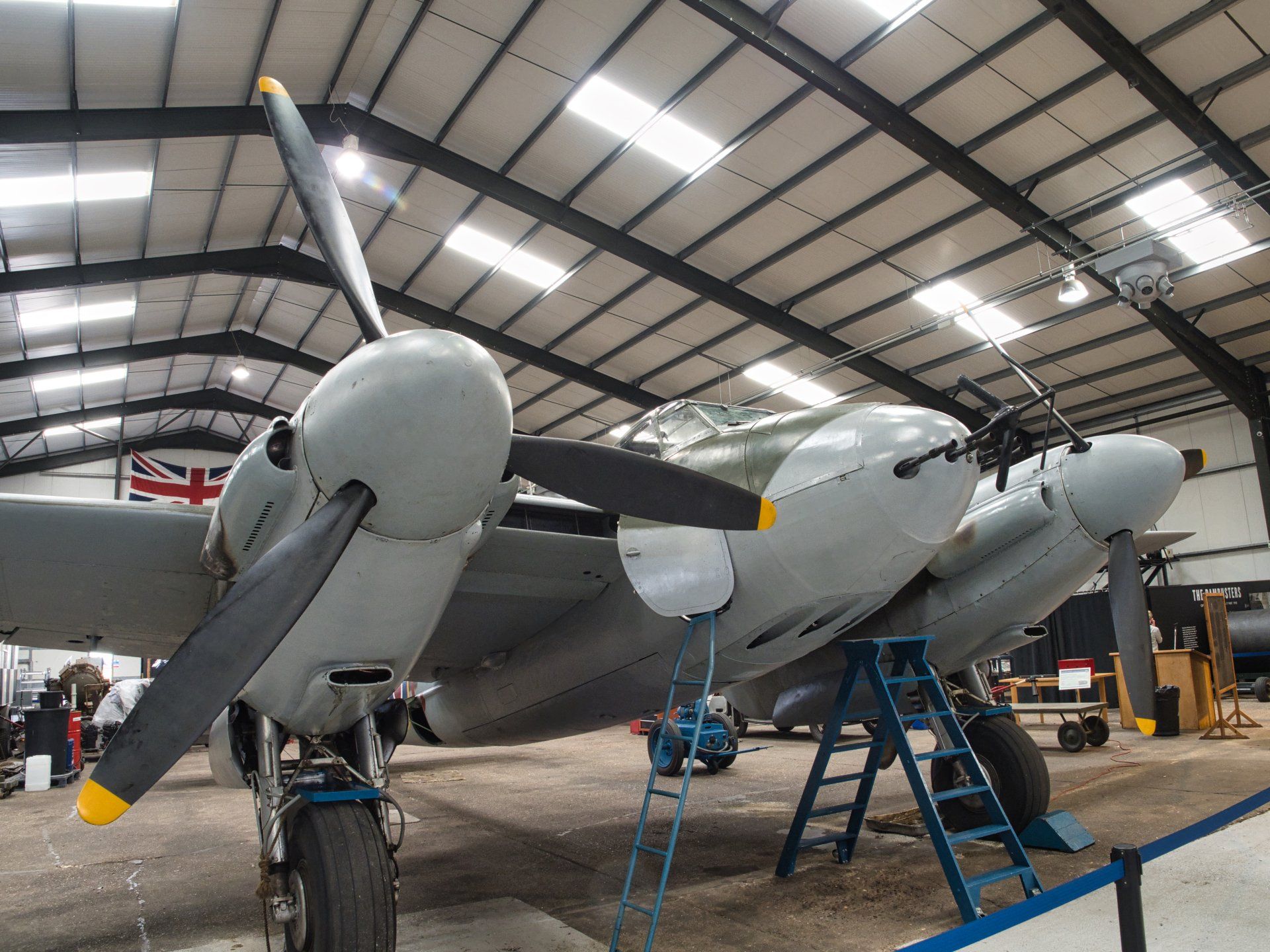 a restored de havilland mosquito aircraft