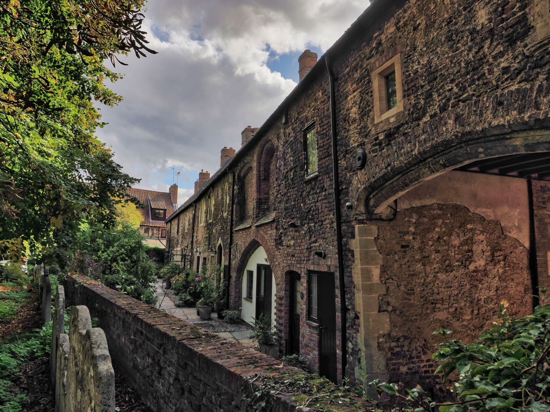 A row of cottages