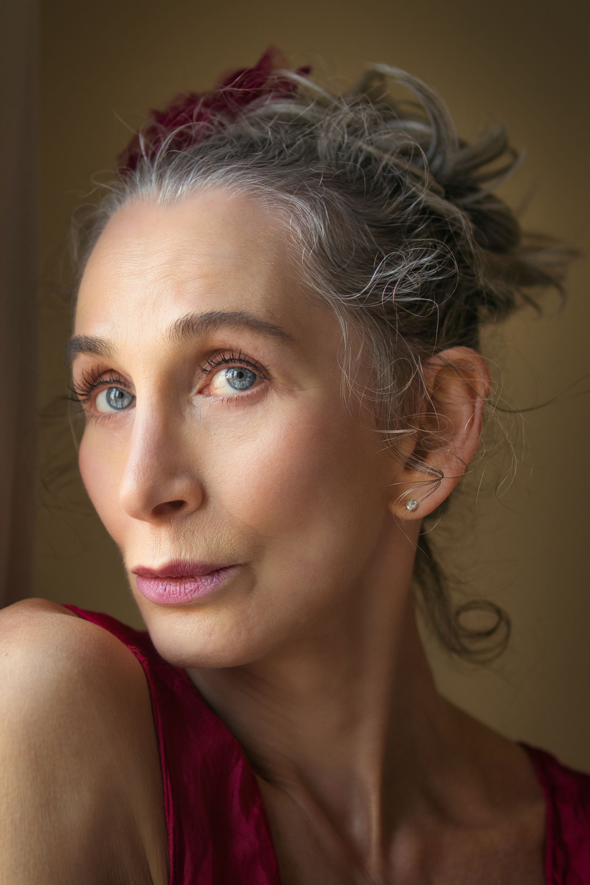 A portrait taken with natural window light