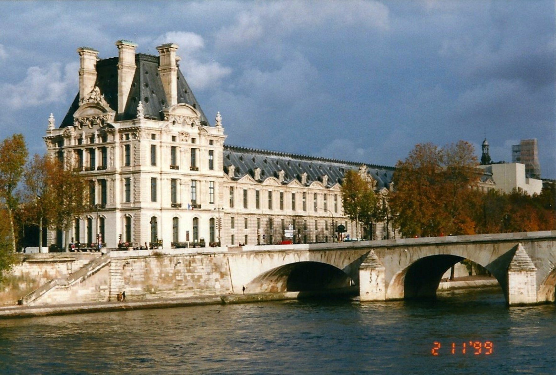 Photo of the Louvre, Paris by Derek Smith photo of the louvre in paris taken across the seine