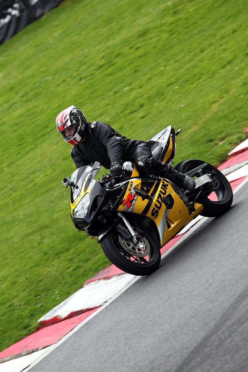 a racing motorbike at Cadwell circuit