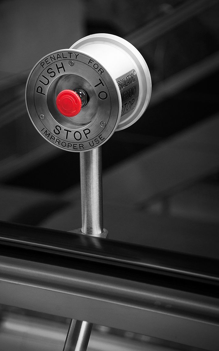 an emergency push button