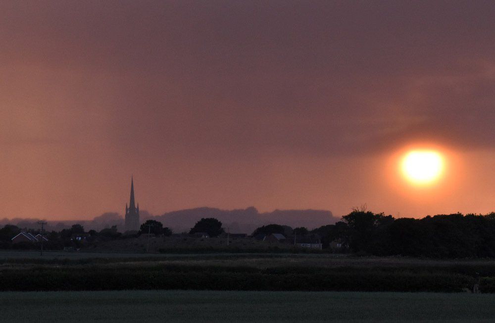 a storm over louth