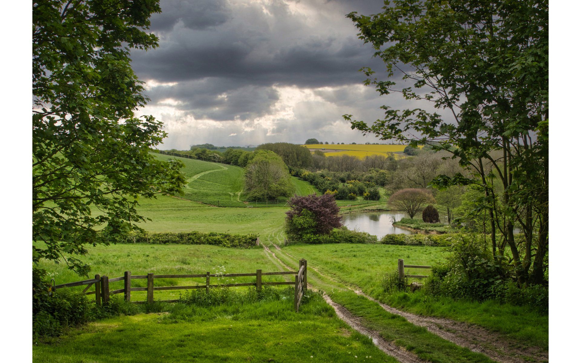 a lincolnshire wolds landscape