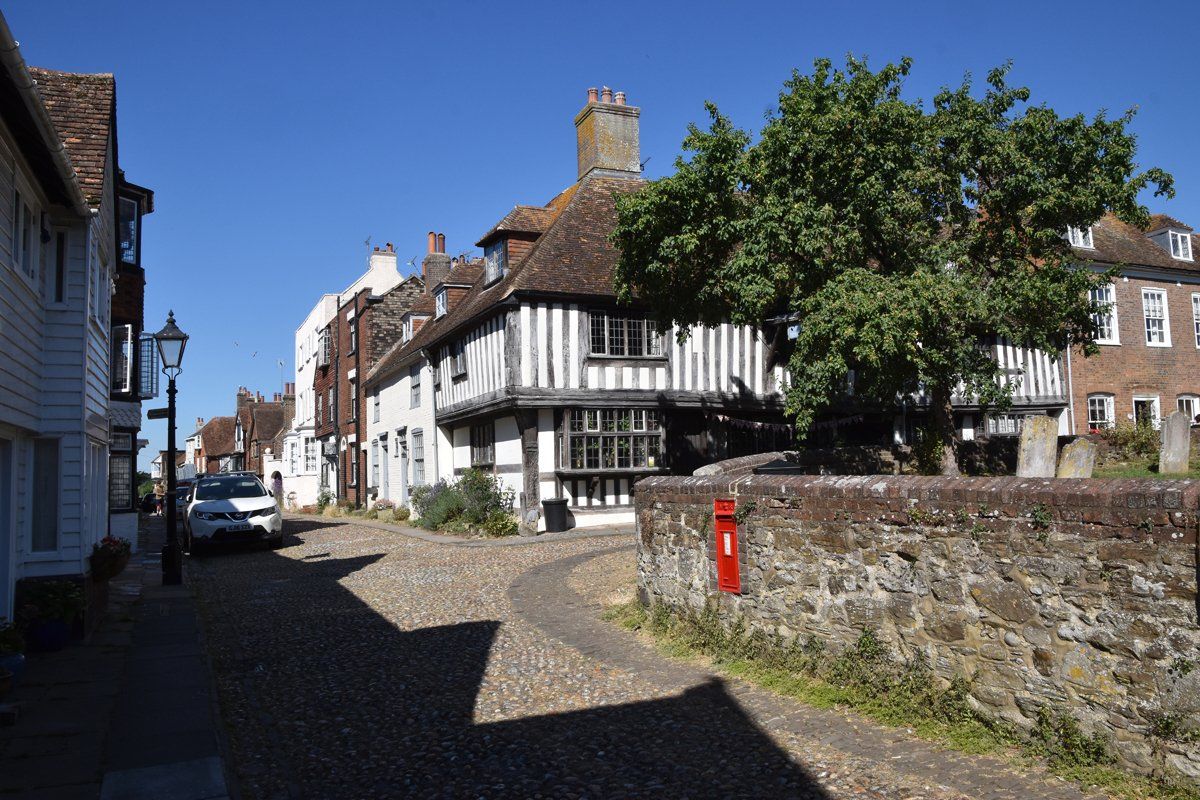 a town street in rye
